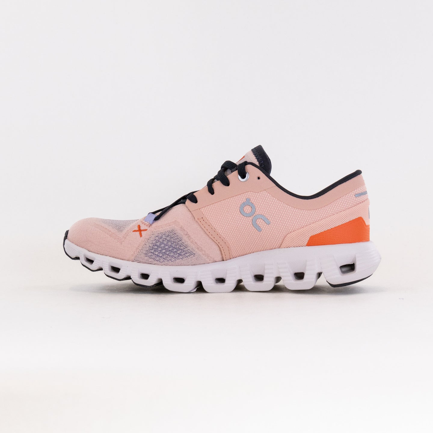Women's On Cloud X 3 - Rose Sand: Ultralight, Reactive Running Shoes