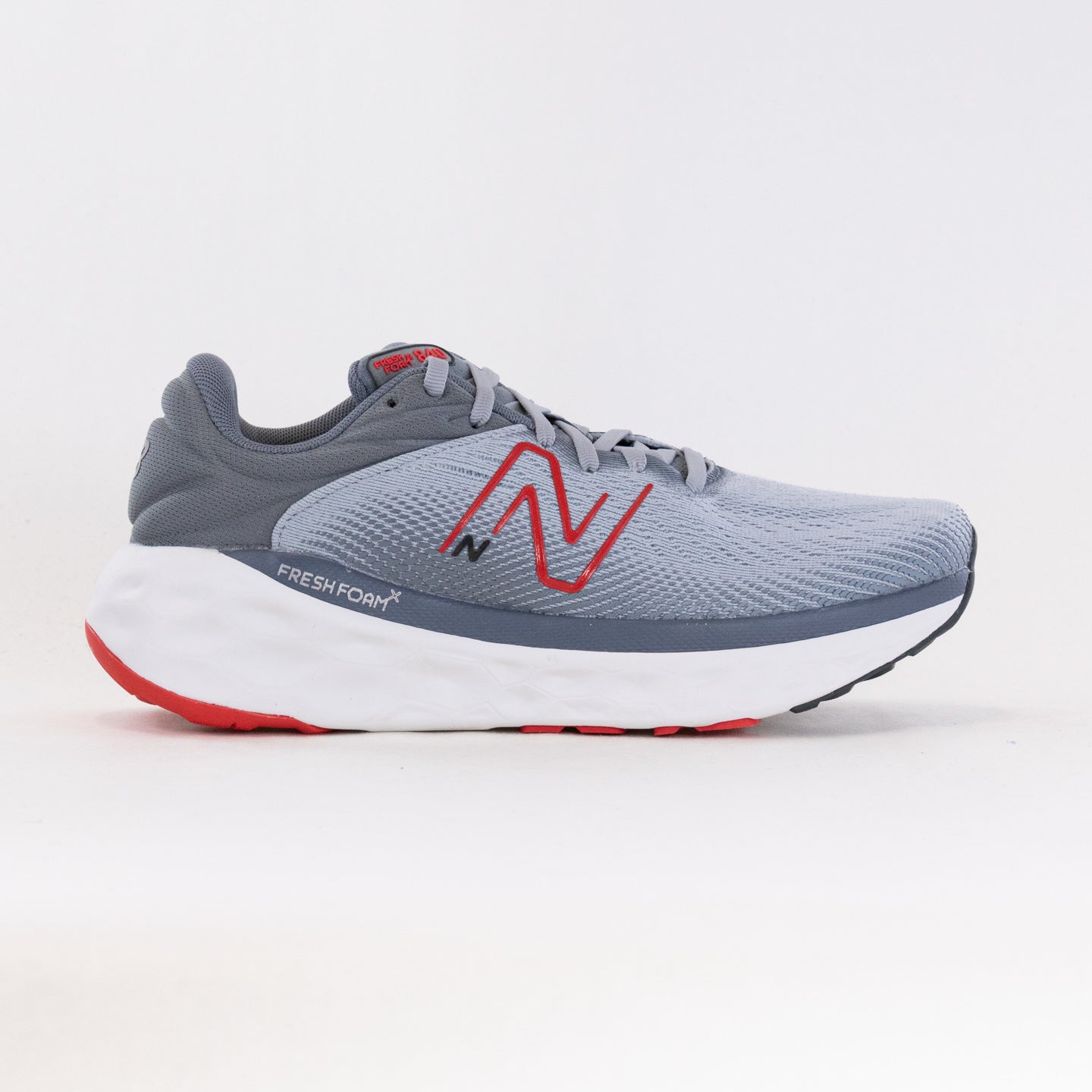 Men's New Balance 840 Fresh Foam X V1 - Stylish Grey/Red Running Shoes