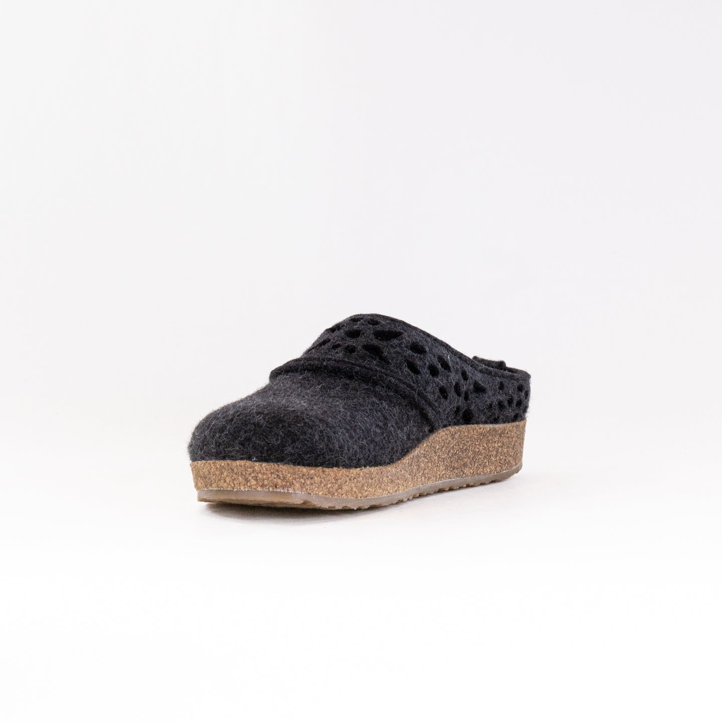 Women's Haflinger Lacey Clogs in Stylish Charcoal - Breathable & Comfortable