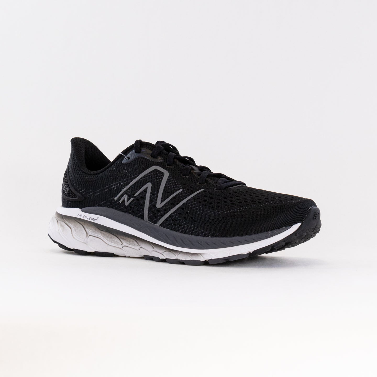 New Balance Men's Fresh Foam X 860v13 Running Shoes - Black, White, Lead