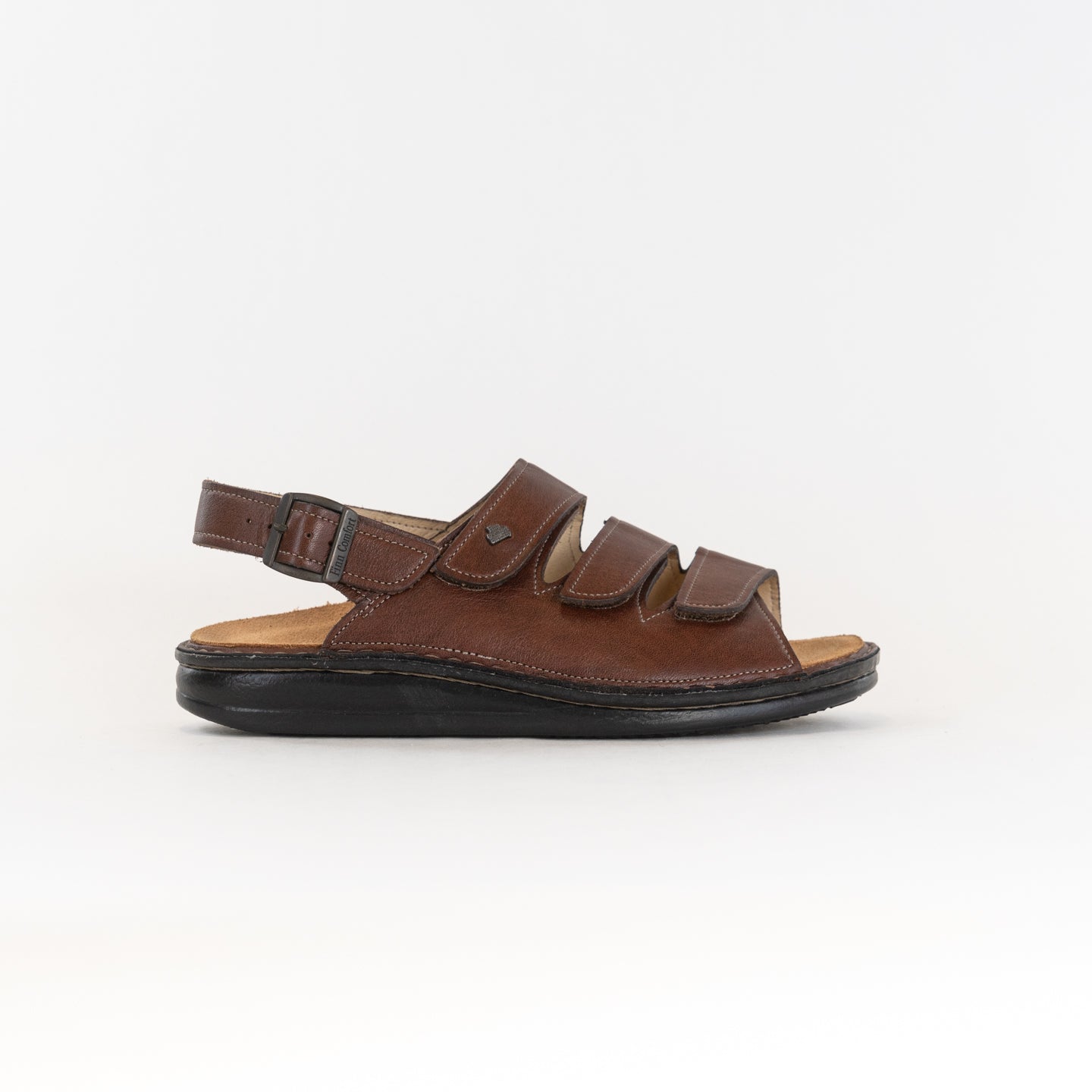 Finn Comfort Women's Brandy Sylt Adjustable Straps Leather Walking Shoes