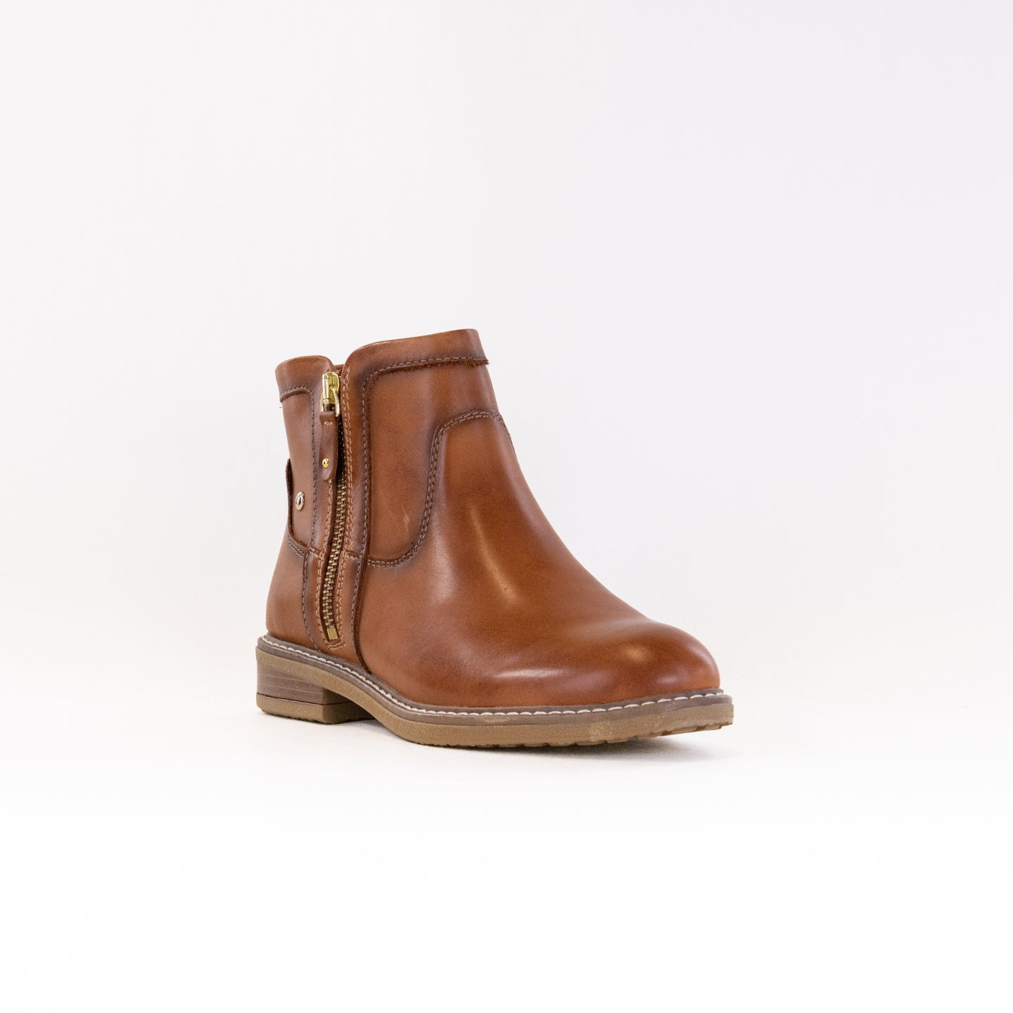 Pikolinos Women's Aldaya Wide Brandy Calfskin Leather Boots - HAW8J - 8747