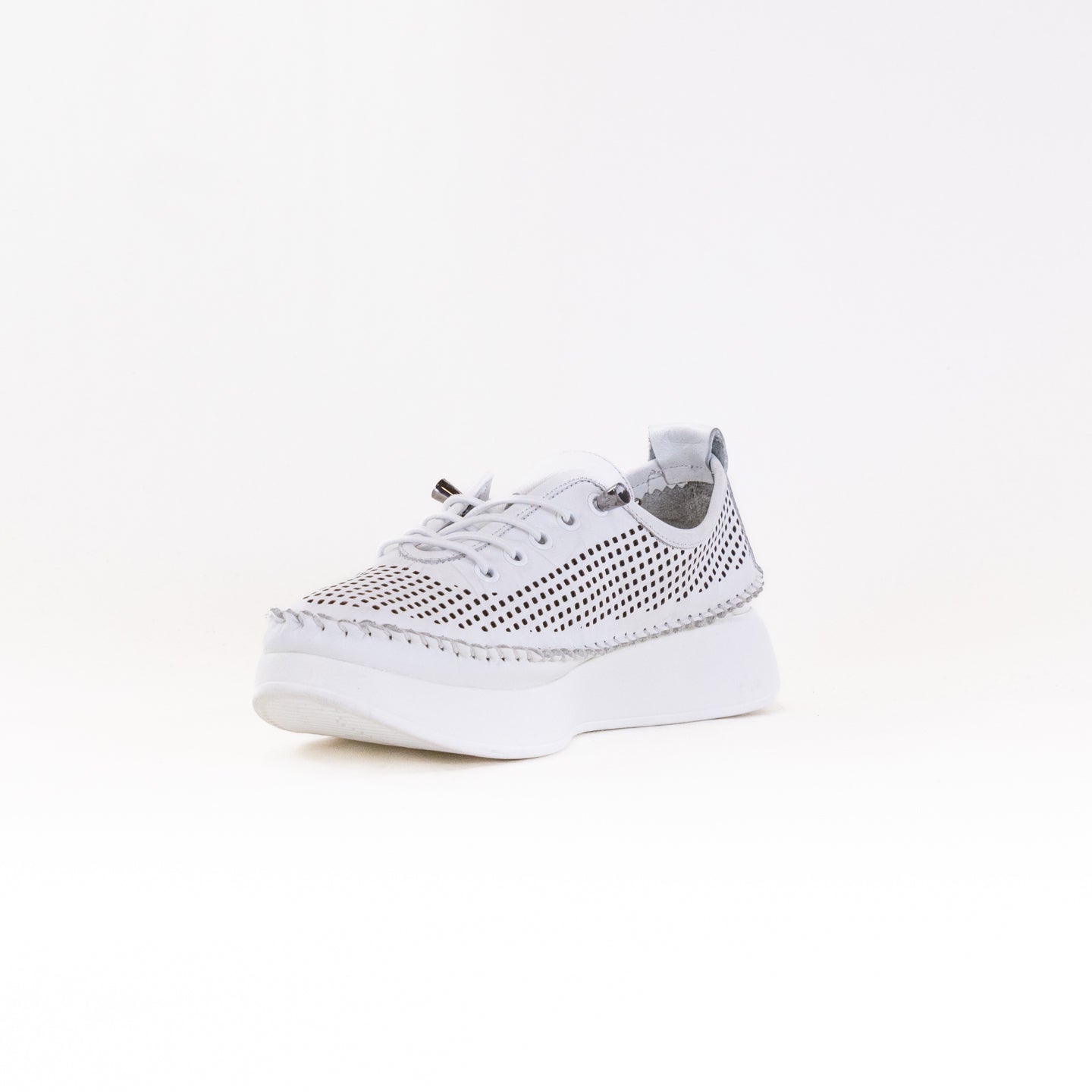 Women's Breathable White Spring Step Eastwood Lace - Up Shoes