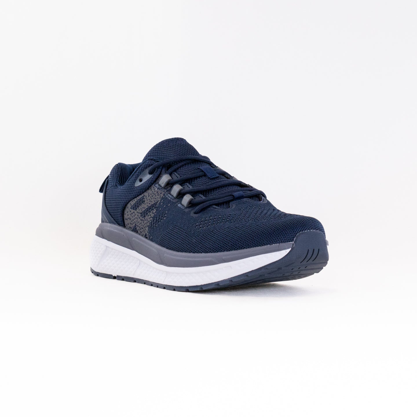 Men's Propet Ultra 267 Athletic Shoes in Navy and Grey