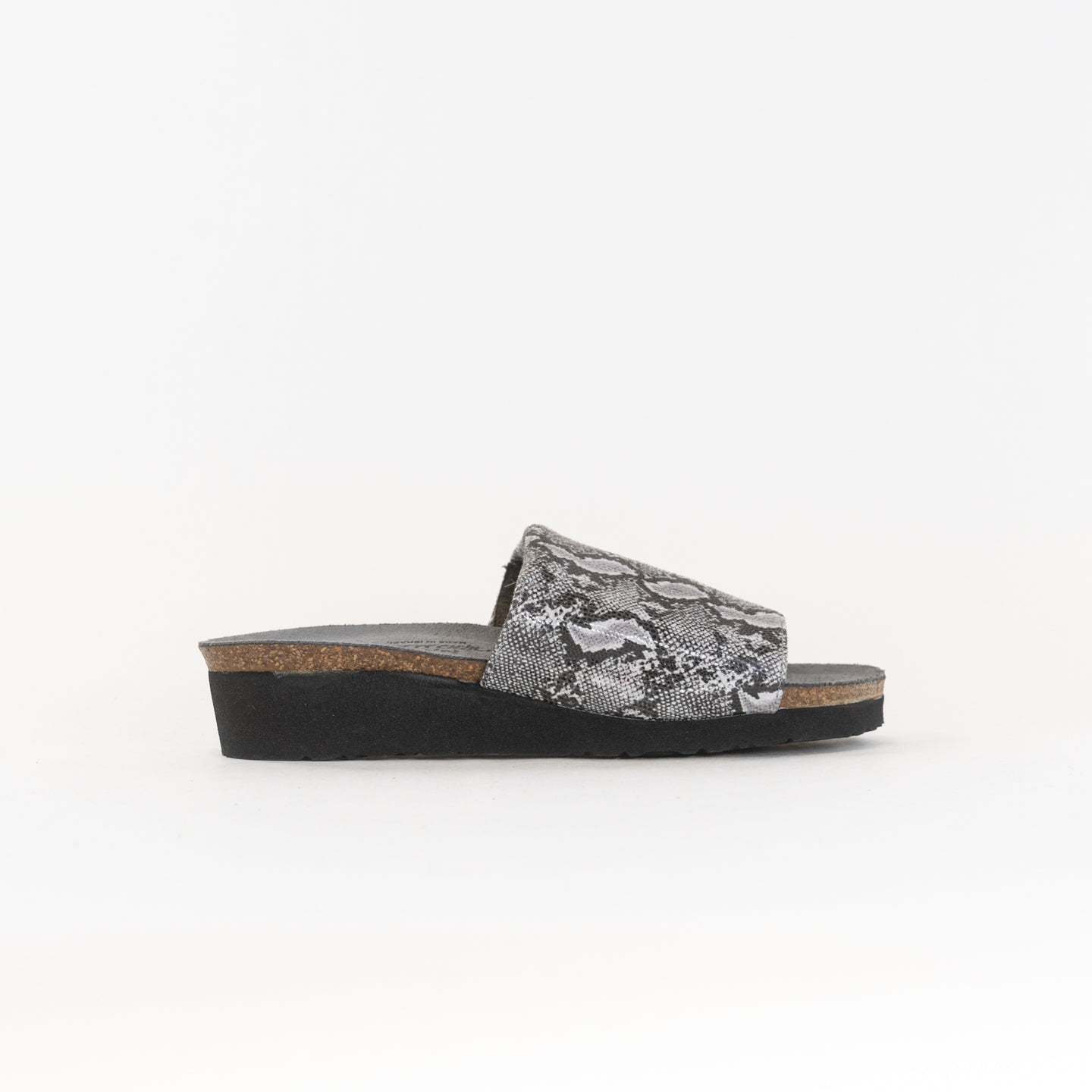Naot Women's Alana Slide Sandals in Stylish Black/White