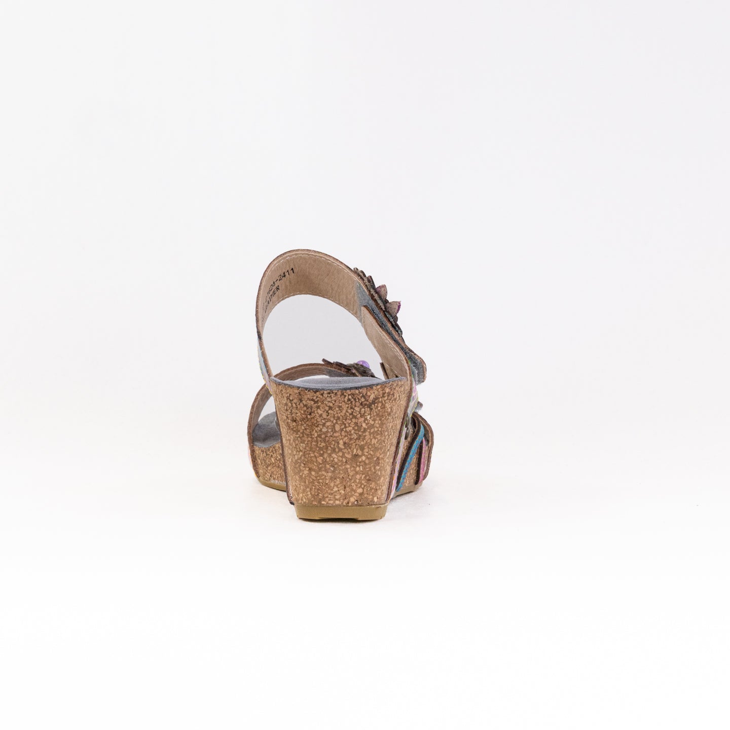 Spring Step L'Artiste Moai Women's Grey Multi Floral Sandals