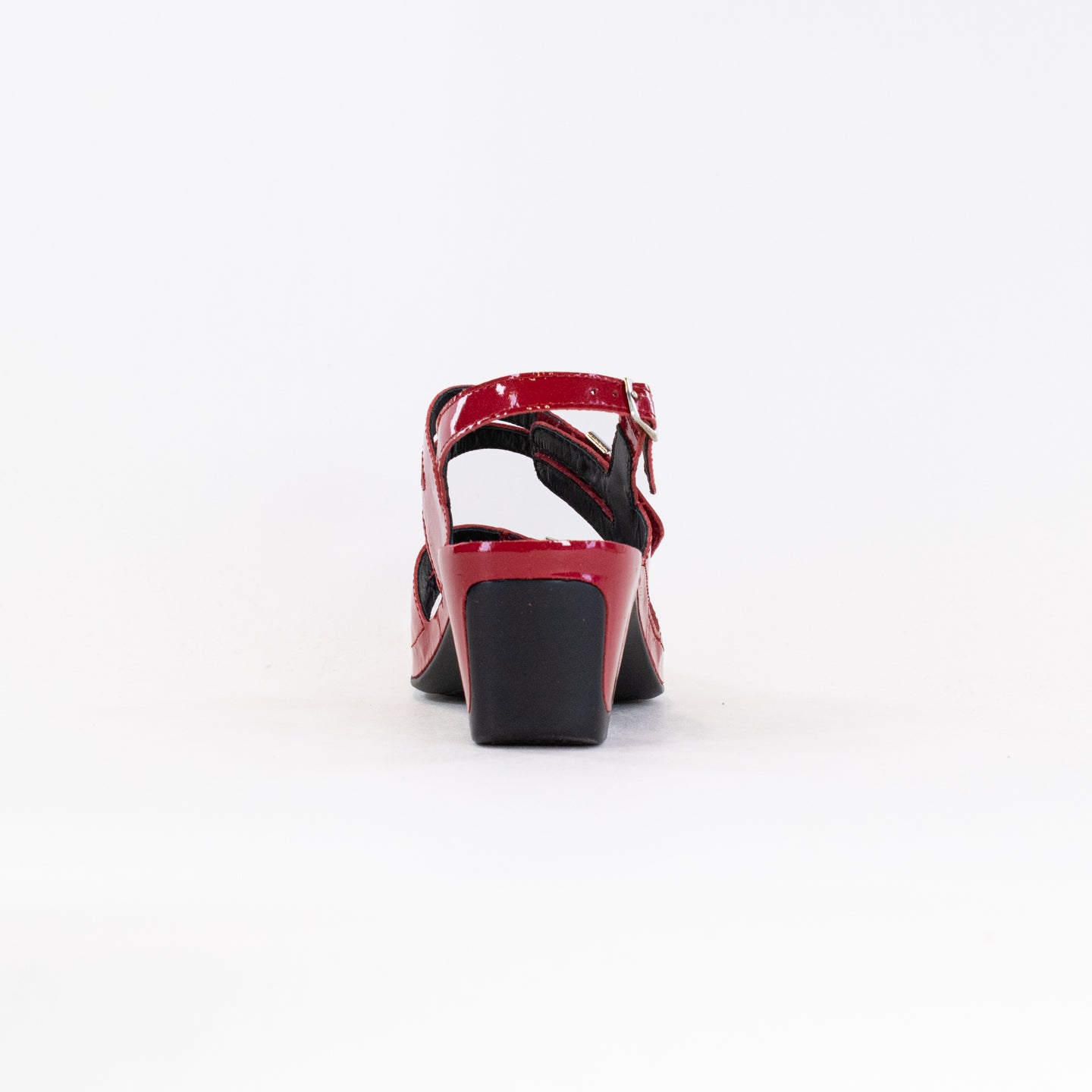 Women's Red Patent Leather Vital Joy Sandals for Comfort and Health