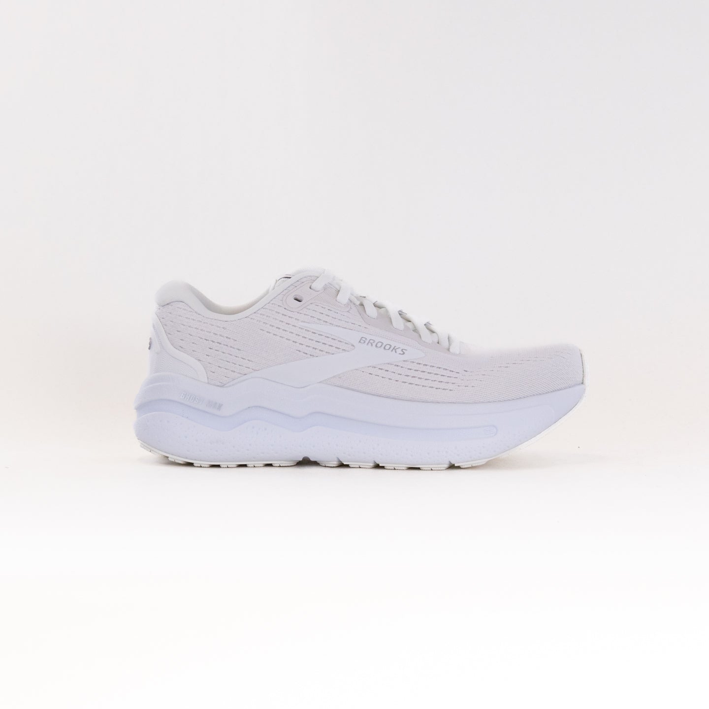 Women's Brooks Ghost Max 2 Road-Running Shoes in Bright White