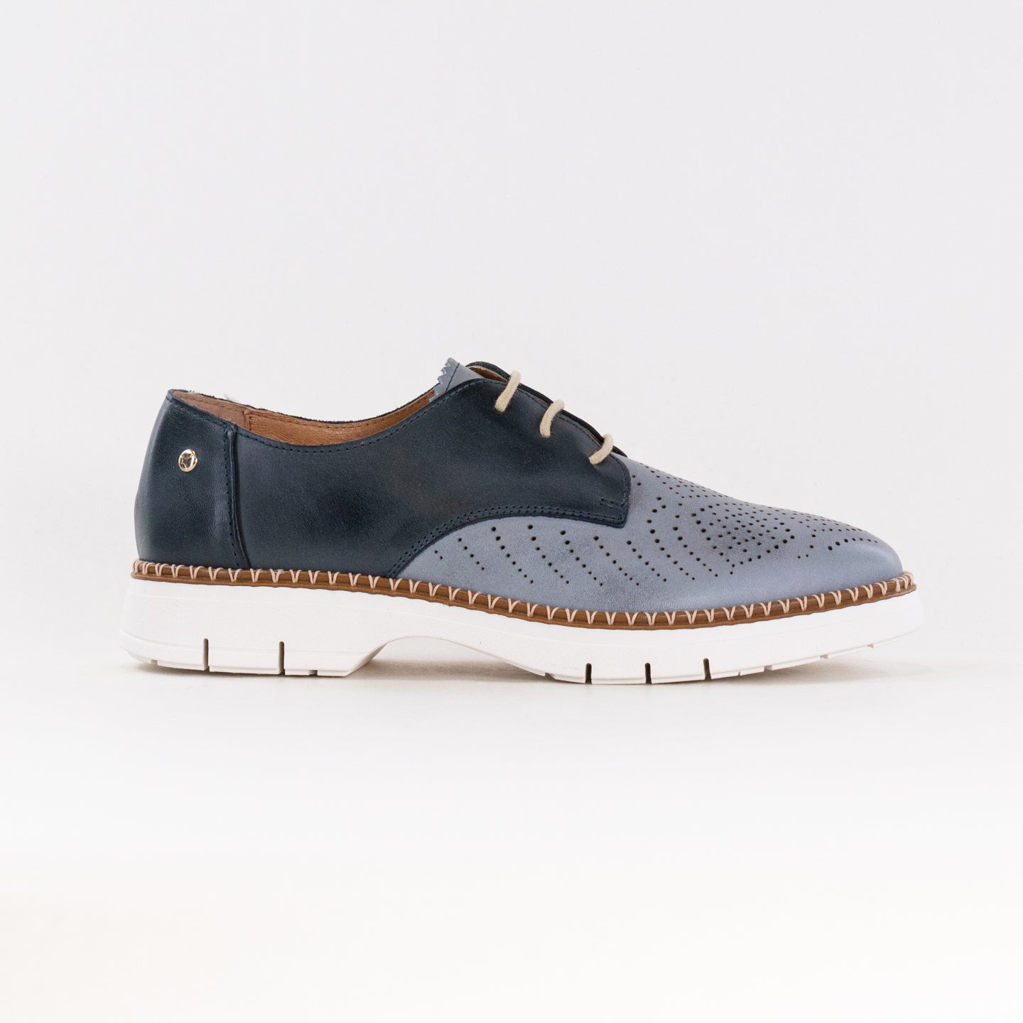 Pikolinos Women's Casual Denim - Style Henares W1A - 4816C1 Calfskin Leather Lace - Up Dress Shoes