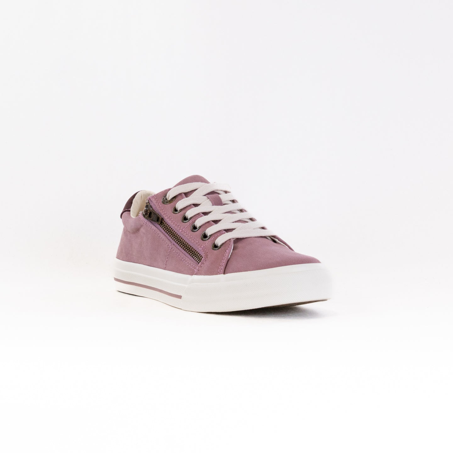 Women's Taos Z Soul Canvas Sneakers in Dusty Rose/Wine Color