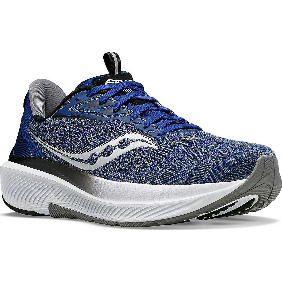 Saucony Men's Echelon 9 Running Shoes in Indigo/Black - Maximum Comfort