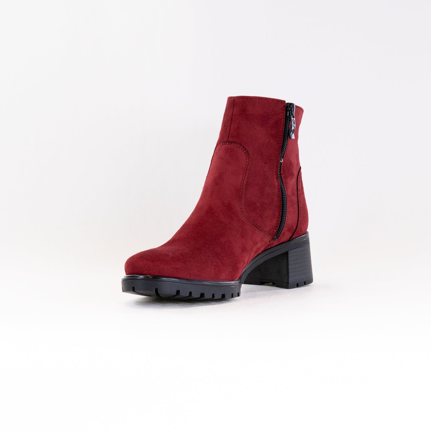 Red Women's Ara Roselle GORE-TEX® Inside Zip 35mm Chunky Heel Ankle Boot
