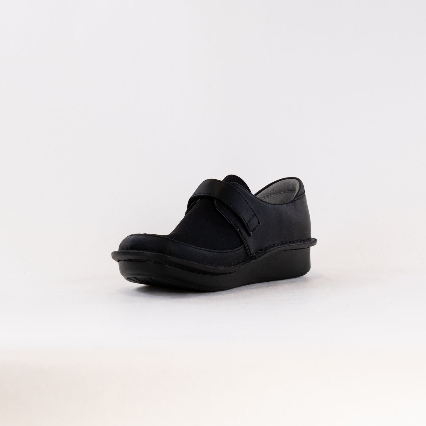 Alegria Women's Brenna Fashionable Shoes in Oiled Black Color