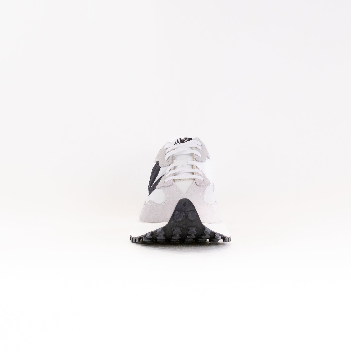 New Balance Women's 327 Running Shoes in Sea Salt, White and Black Color Combination