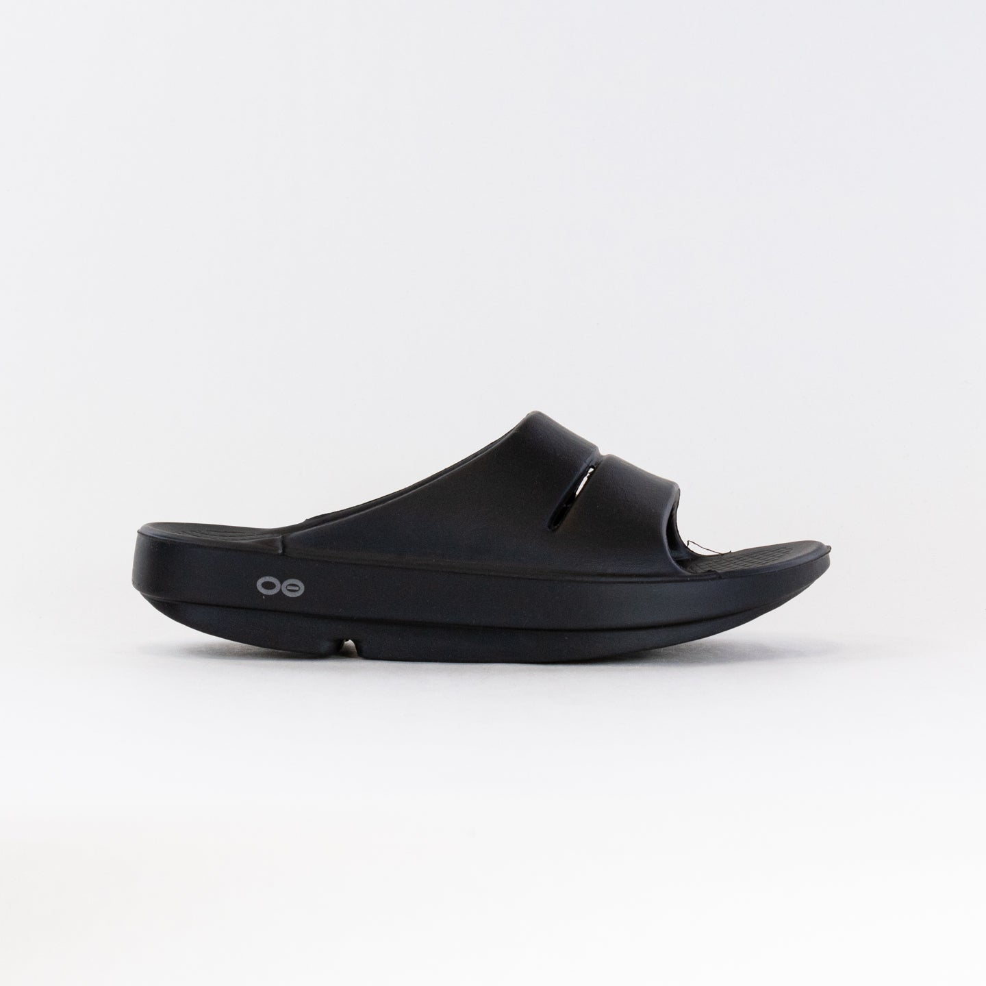 Unisex OOFOS Ooahh Slide Sandals in Stylish Black