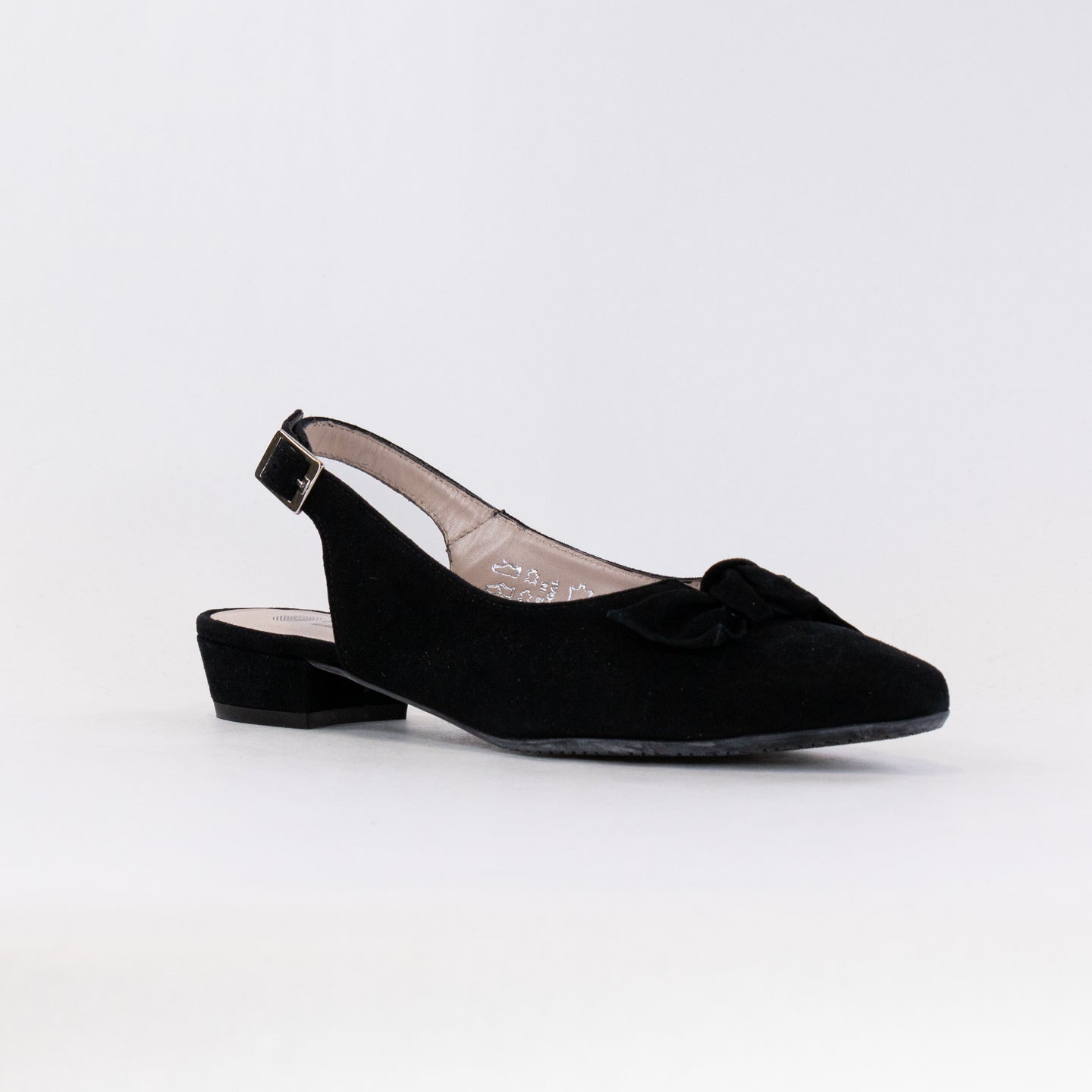 Women's Eric Michael Black Suede Melody Dressy Heels