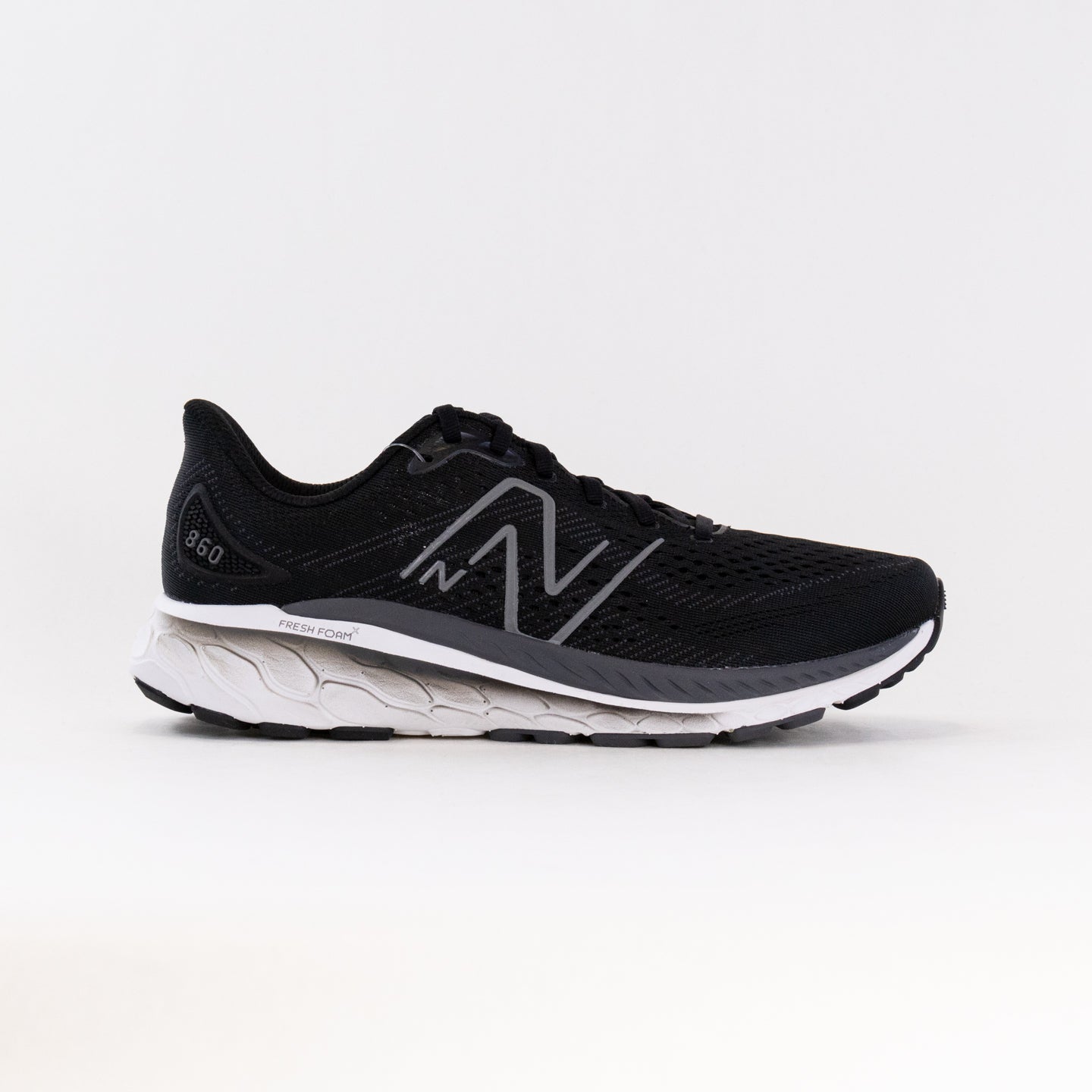New Balance Men's Fresh Foam X 860v13 Running Shoes - Black, White, Lead
