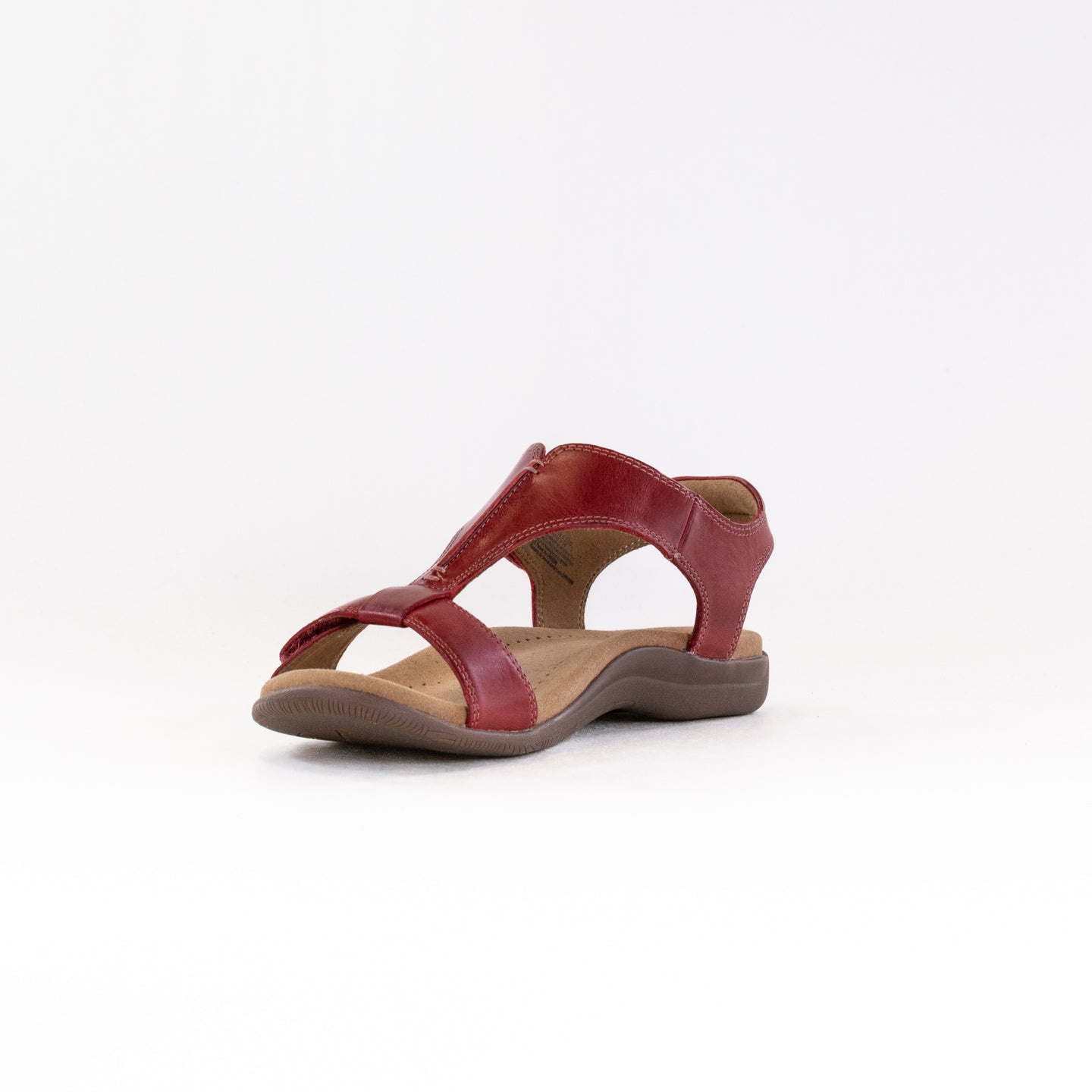 Taos Women's Red Premium Leather 'The Show' Sandals