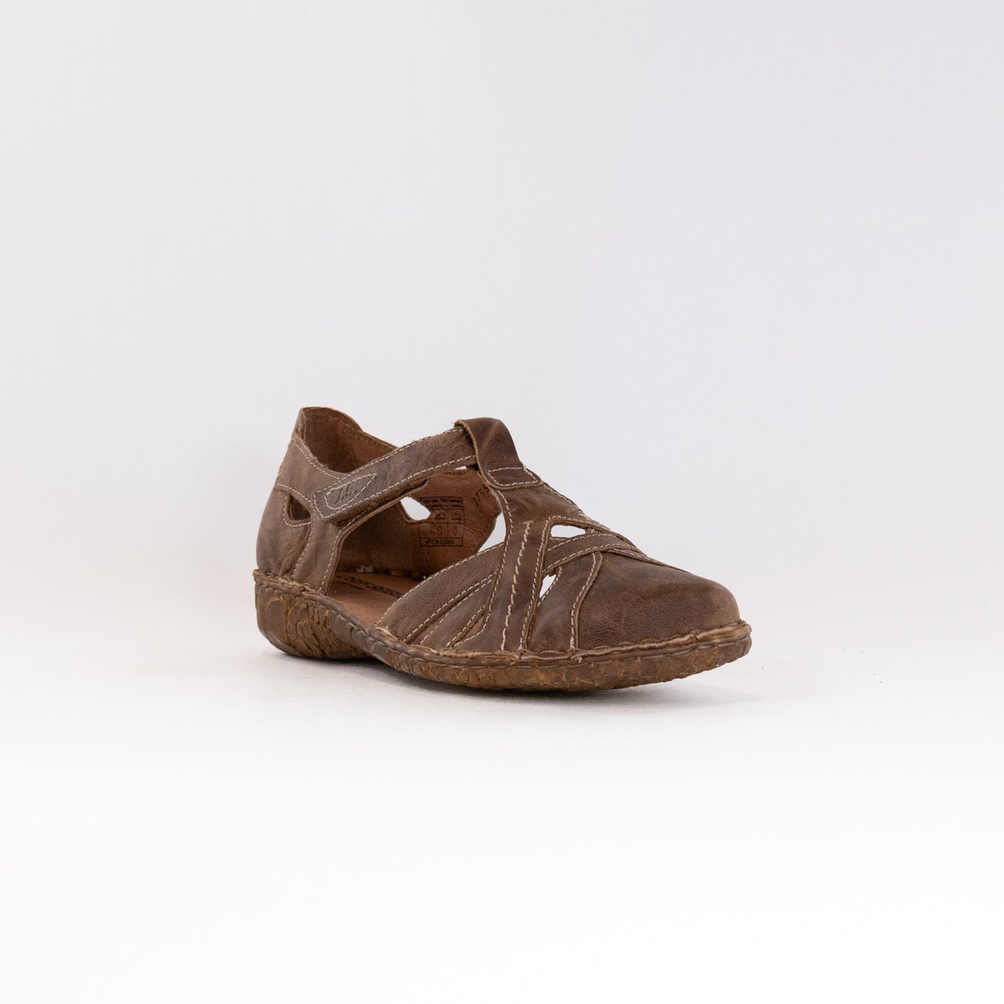 Josef Seibel Women's Rosalie 29 Brandy Open Fisherman Shoes