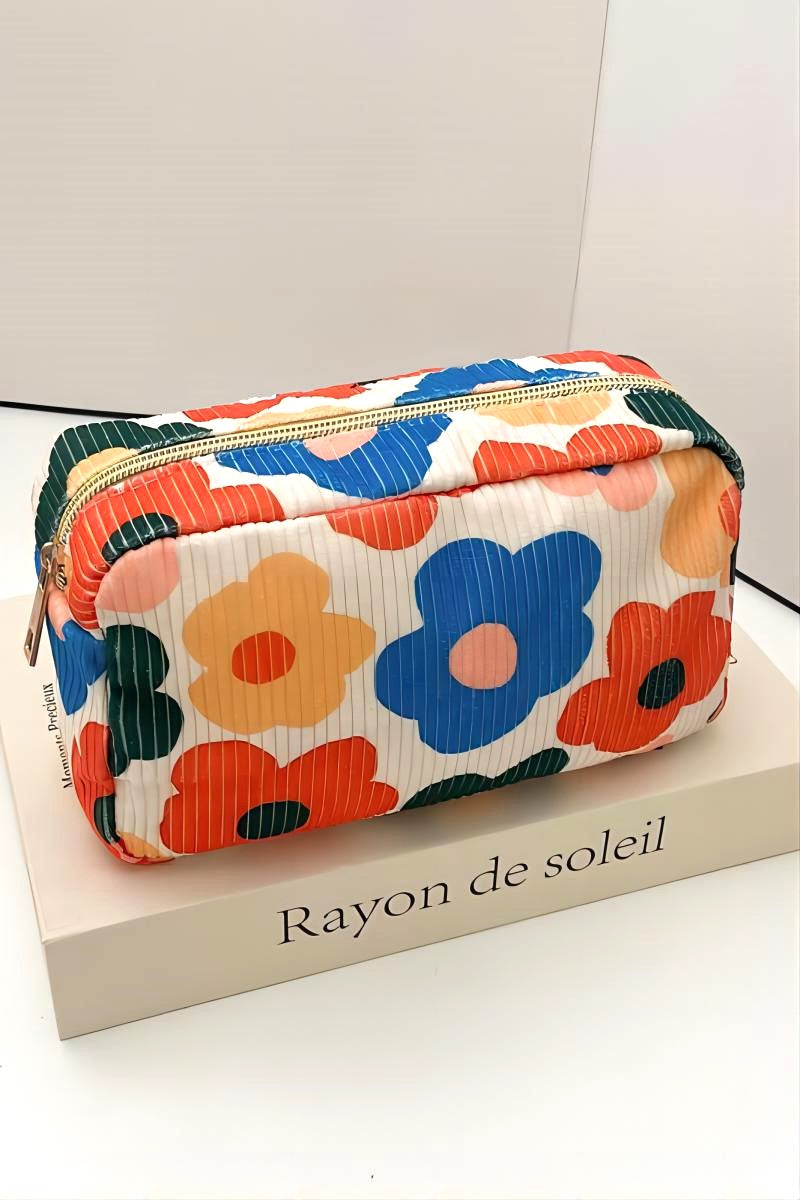 Stylish Patterned Travel Makeup Bag for Your Cosmetic Essentials