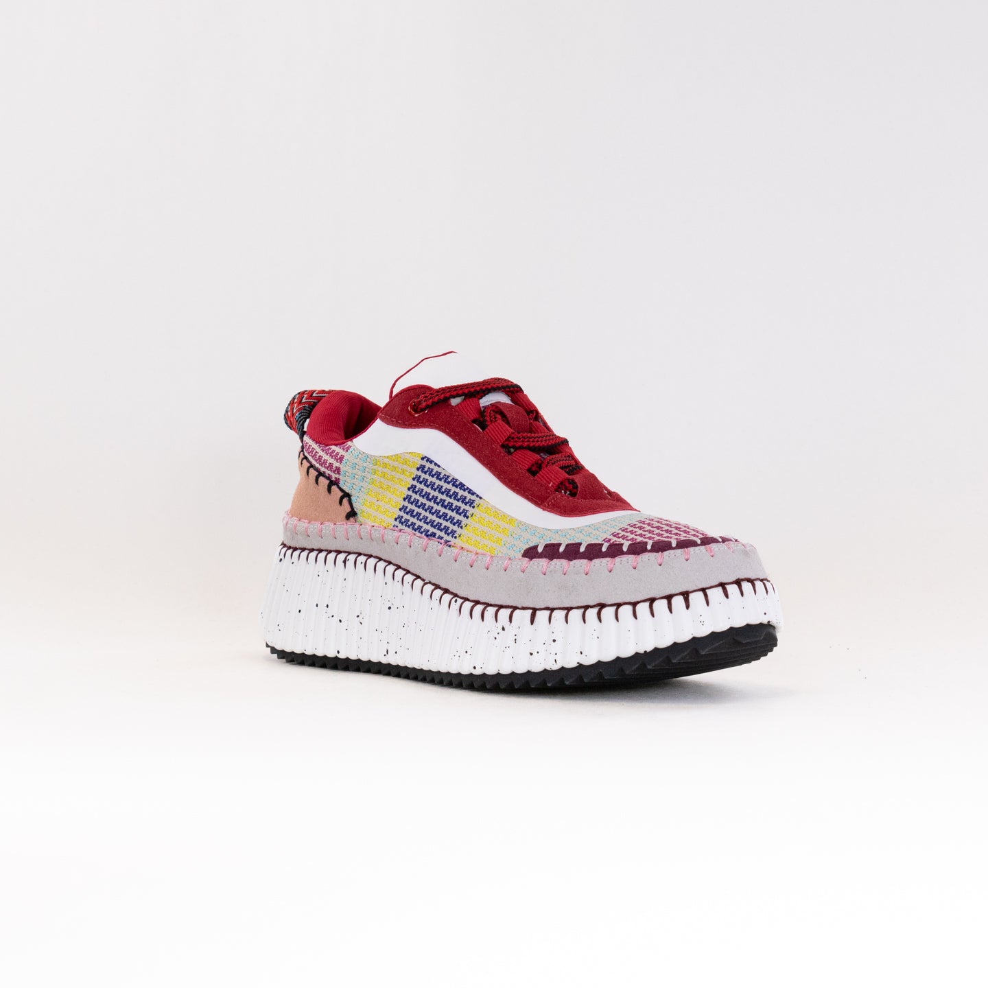 Gelato Stella Women's Platform Sneakers in Striking Rocket Red