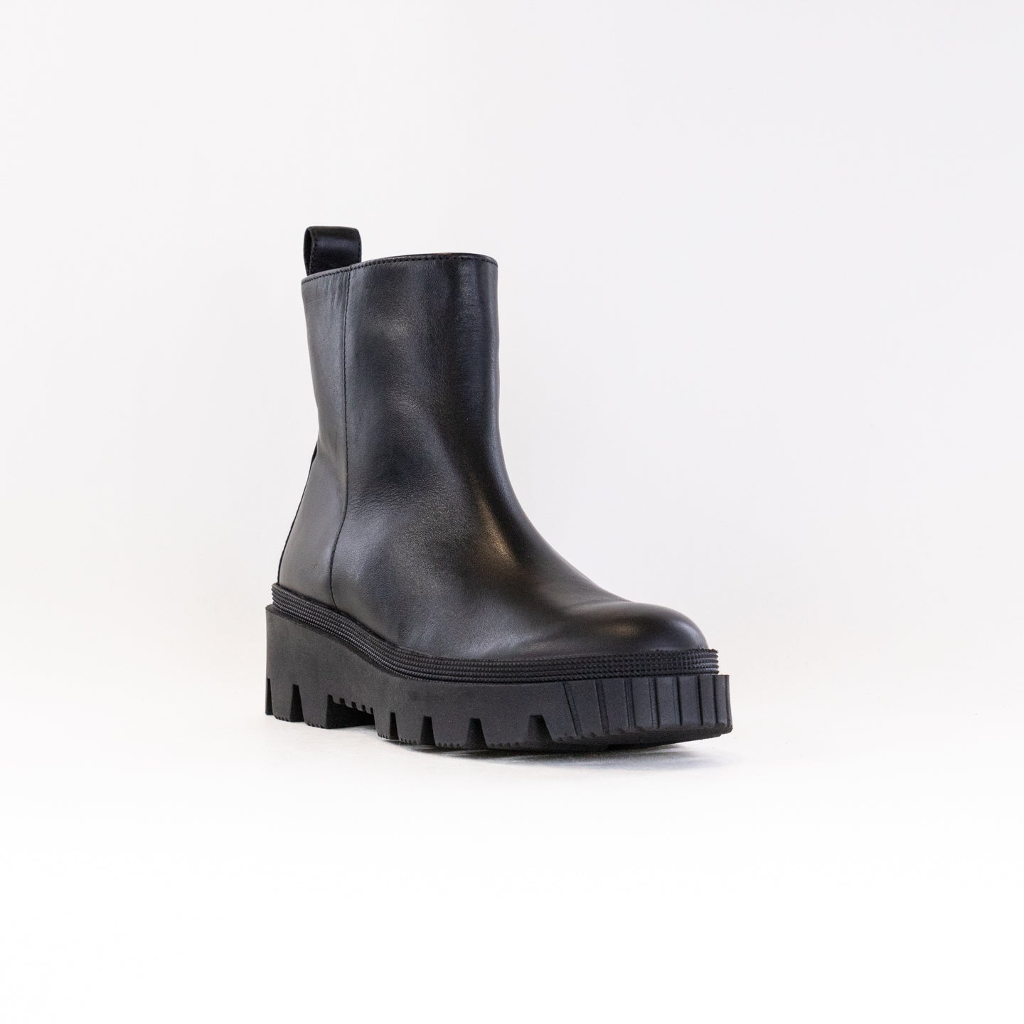 Gabor Women's Black Leather Ankle Boot Style 51.820.27