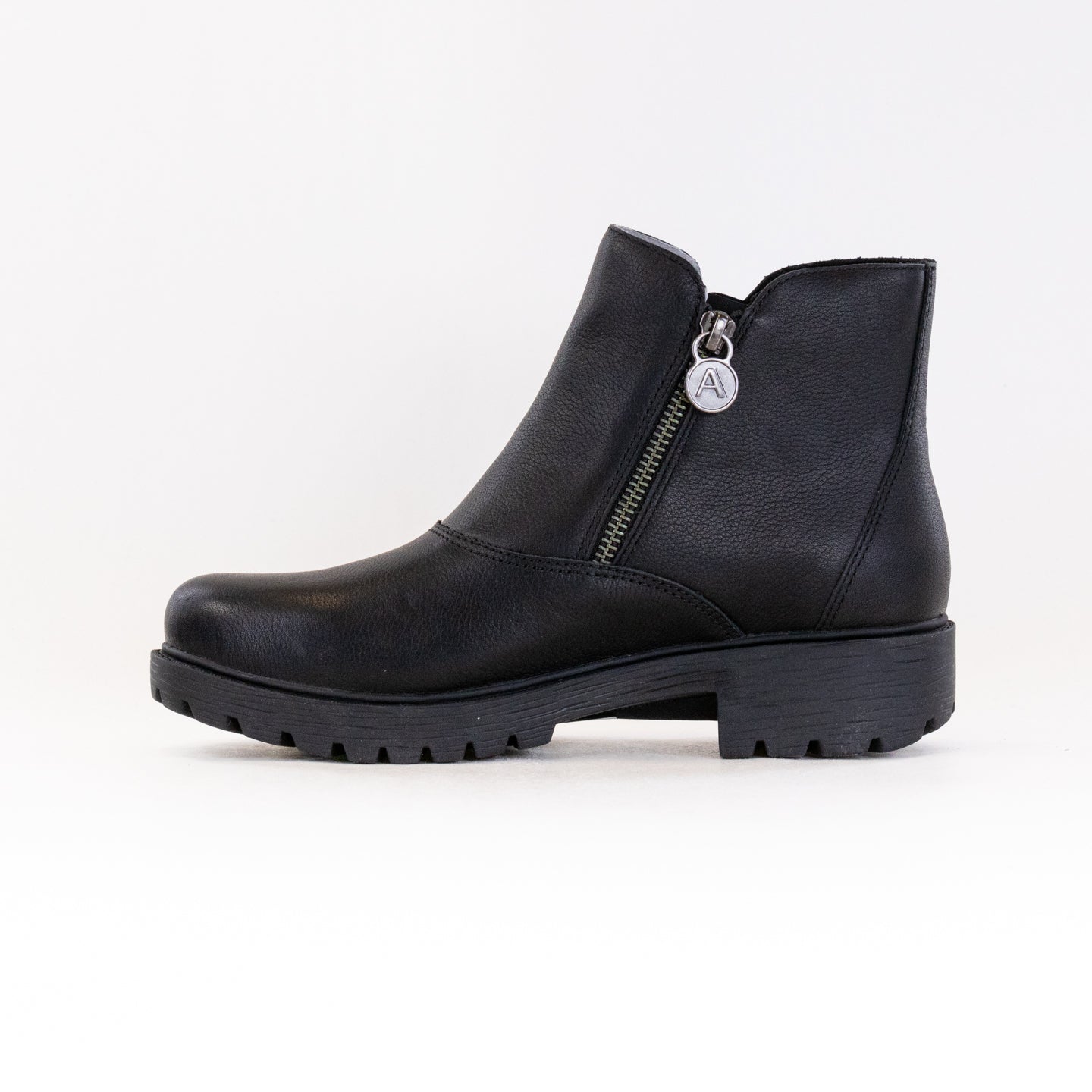 Women's Alegria Rorie Leather Booties in Stylish Black Bird Color