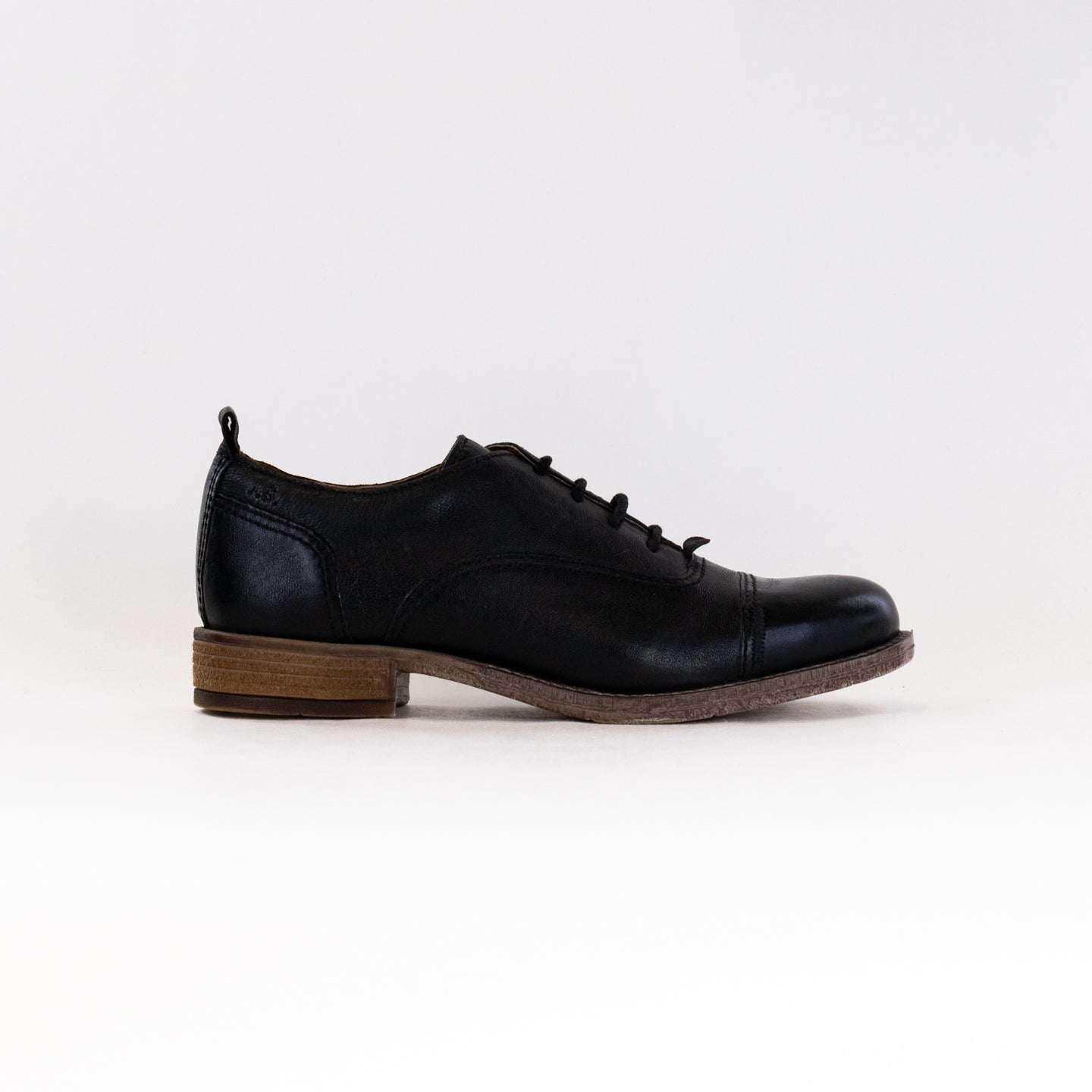 Josef Seibel Women's Sienna 85 Black Washed Leather Women's Fashionable Cap - Toe Brogue Shoes