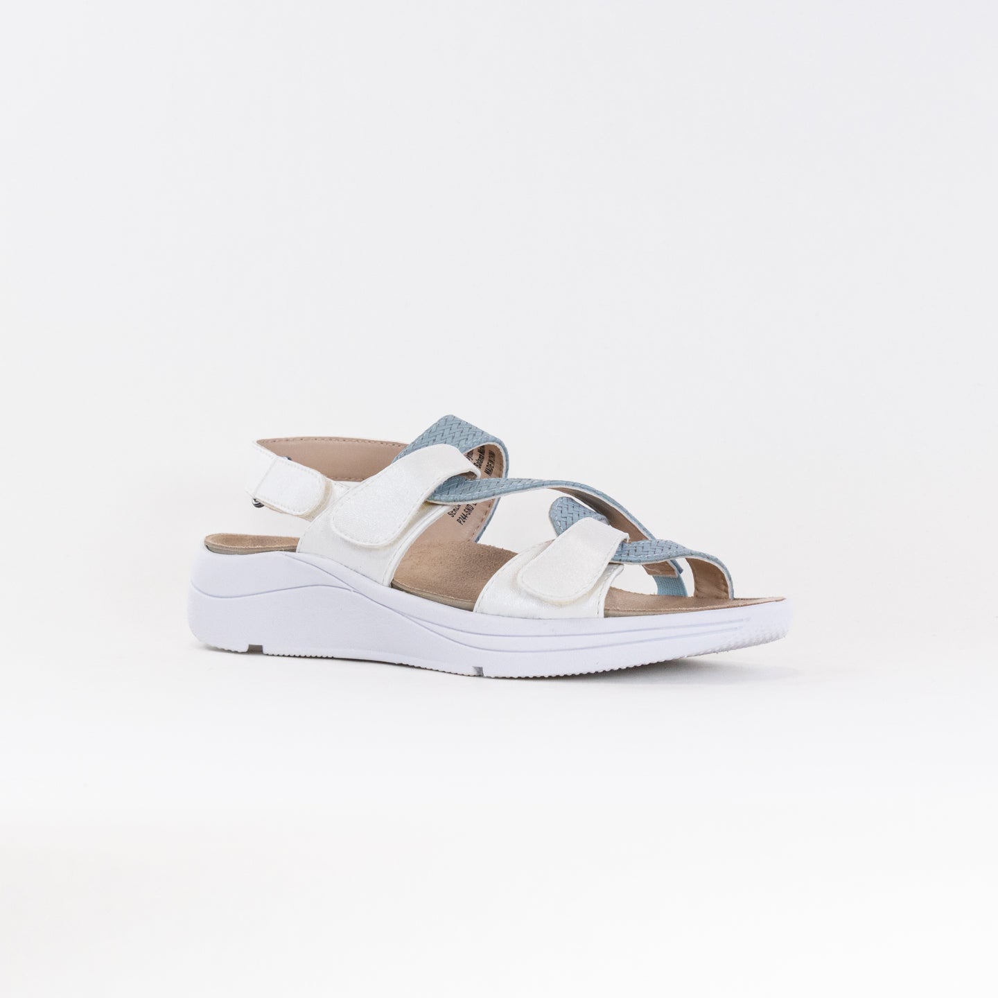 Women's Drew Serenity Sandals - Stylish White/Blue Combination