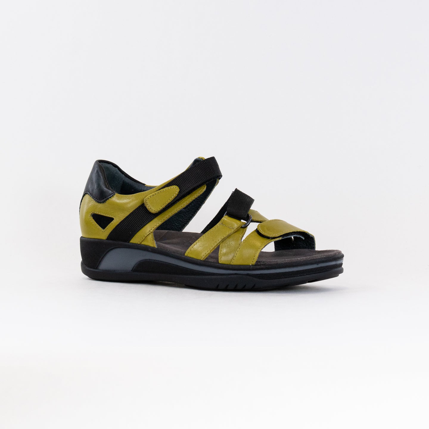 Wolky Women's Desh Trekking Sandals in Olive Green