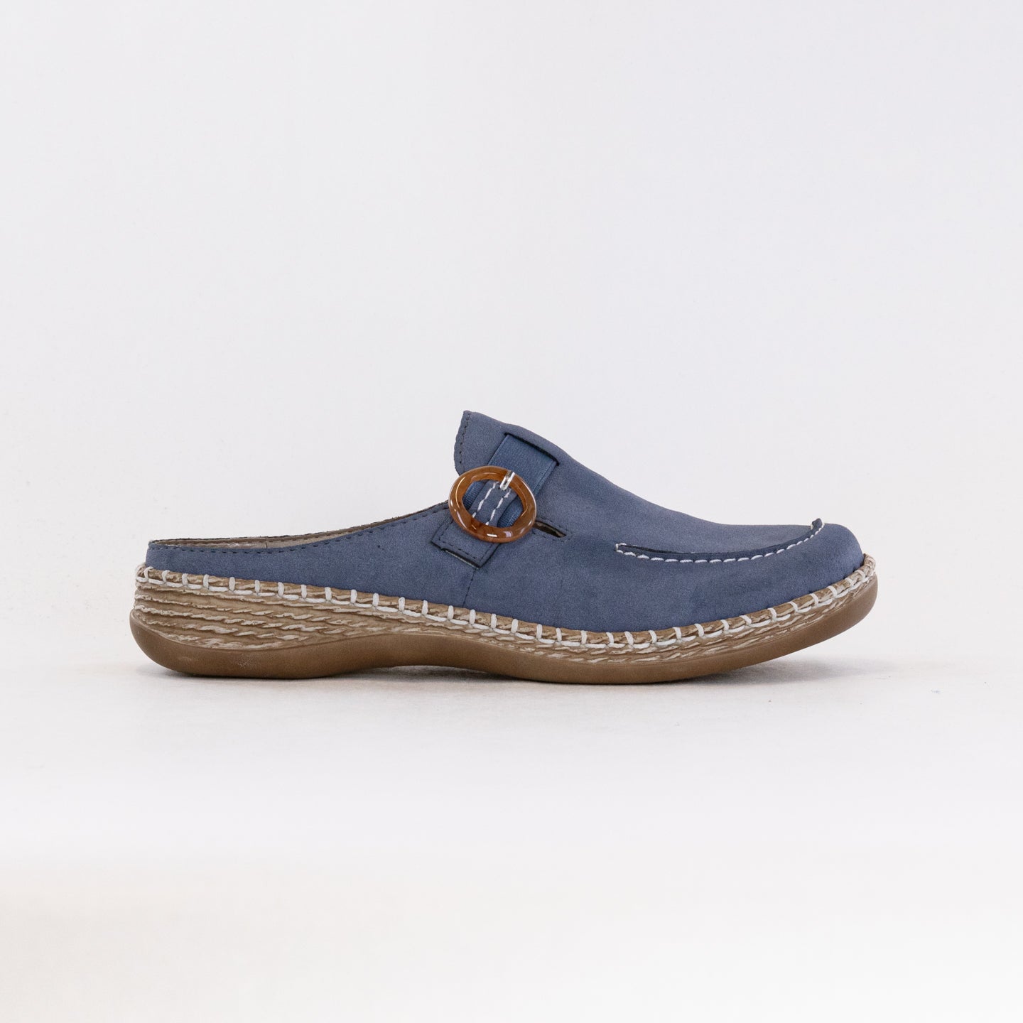 Women's Rieker Daisy Low - Wedge Mule Jeans Shoes
