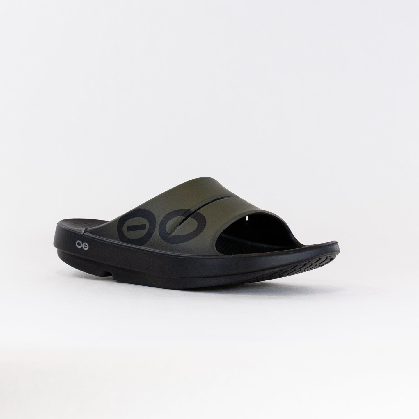 Unisex OOFOS Ooahh Sport Sandal in Tactical Green - Ideal for Recovery