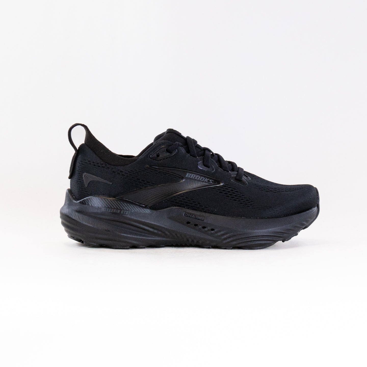 Women's Brooks Glycerin GTS 22 - Stylish All - Black Running Shoes