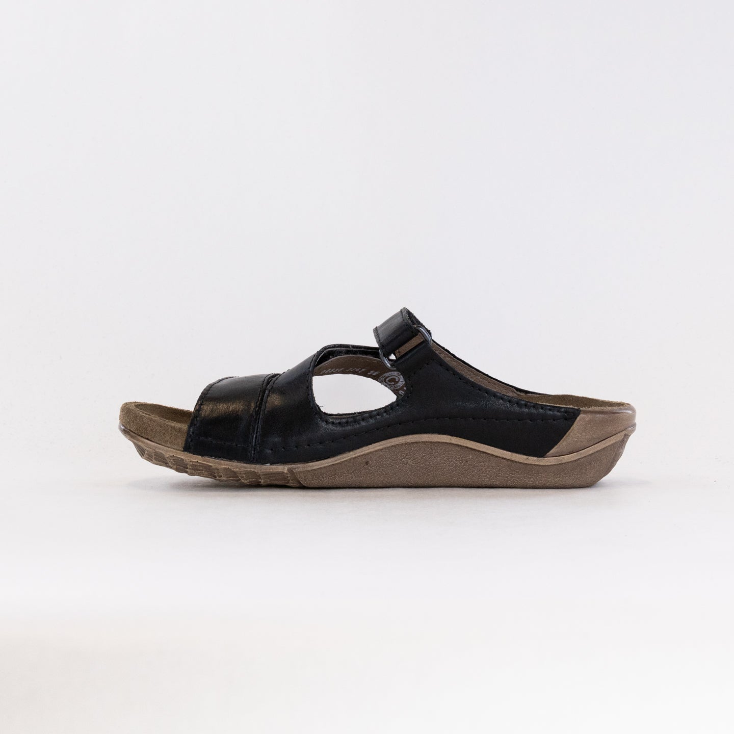 Women's Wolky Jasper - Stylish Black Leather Sandals