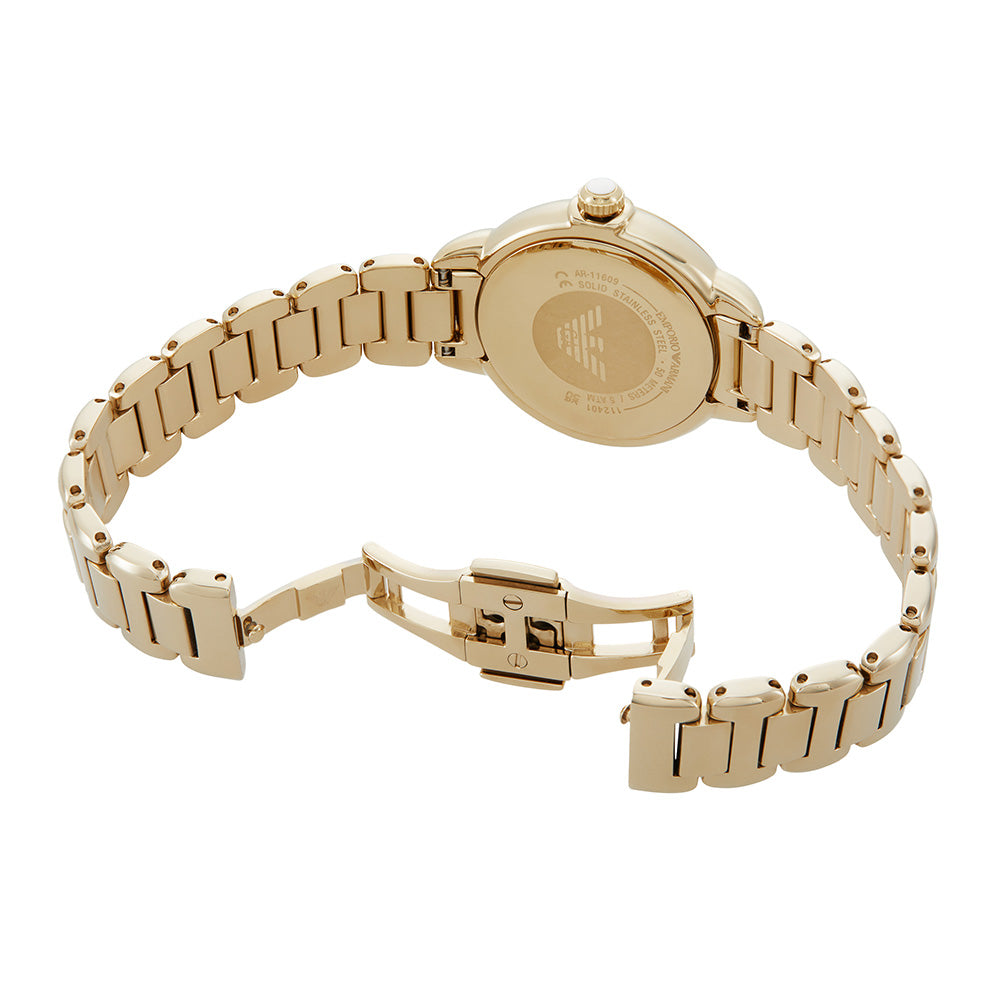 Emporio Armani AR11609 Mia Watch in Stunning Gold Finish