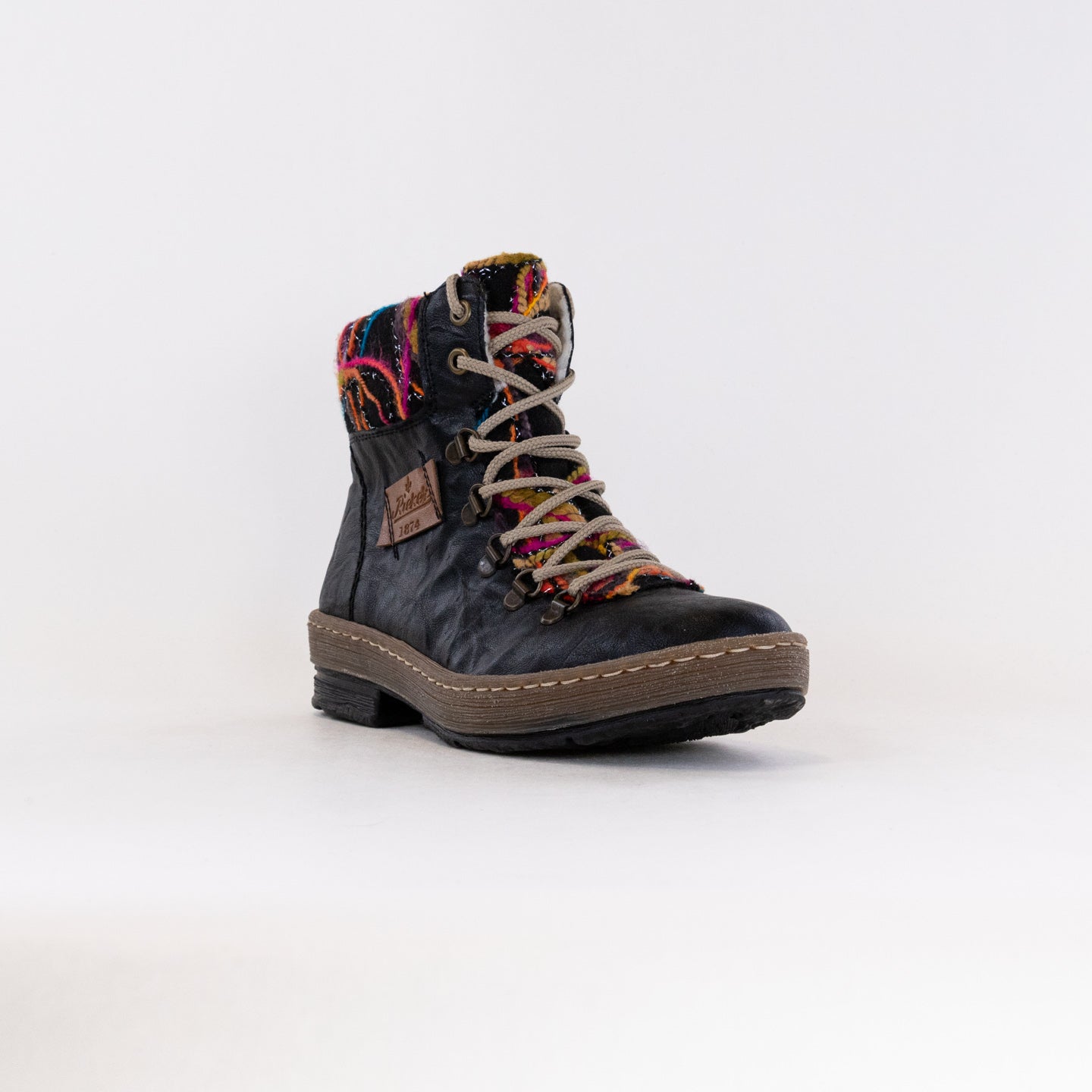 Stylish Rieker Z6743 Felicitas Women's Black Boots with Comfort Features