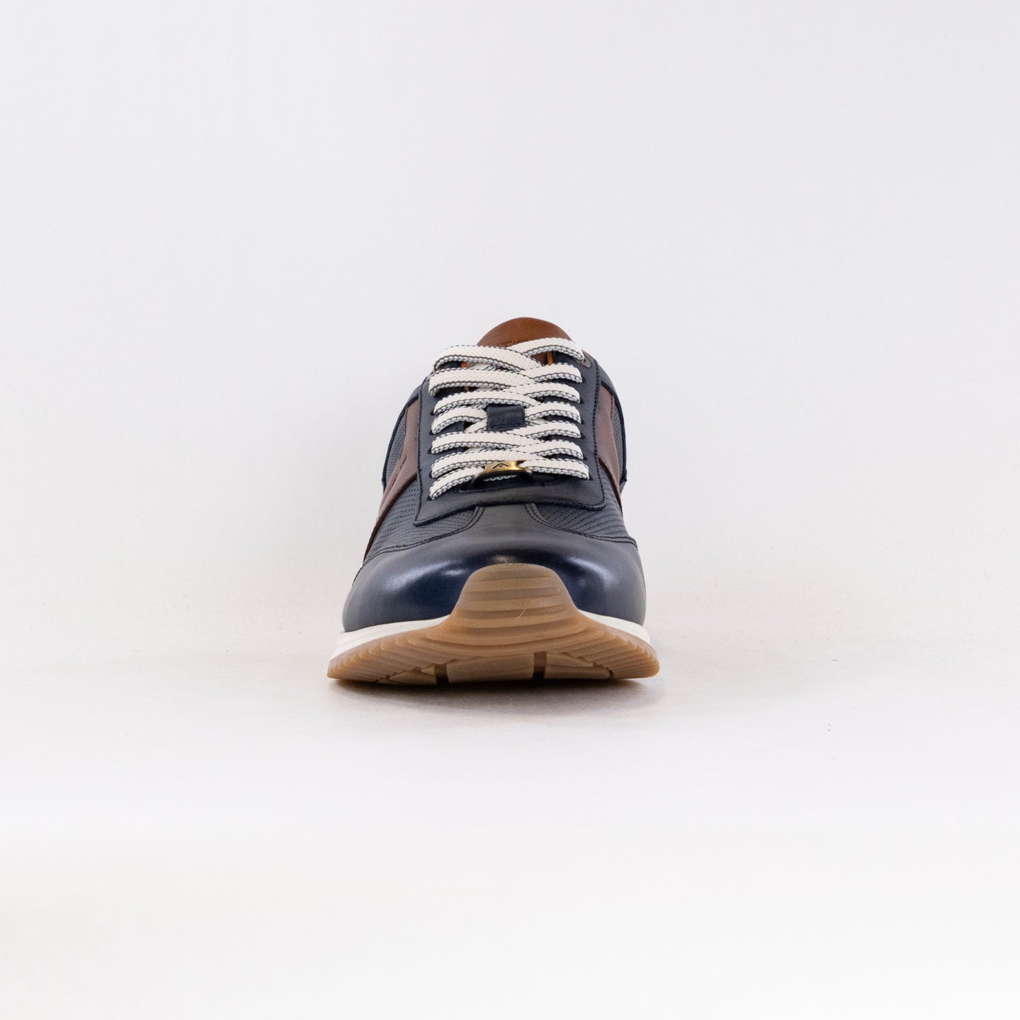 Ambitious Men's Navy Slow Classic Style Leather Lace - Up Sneakers