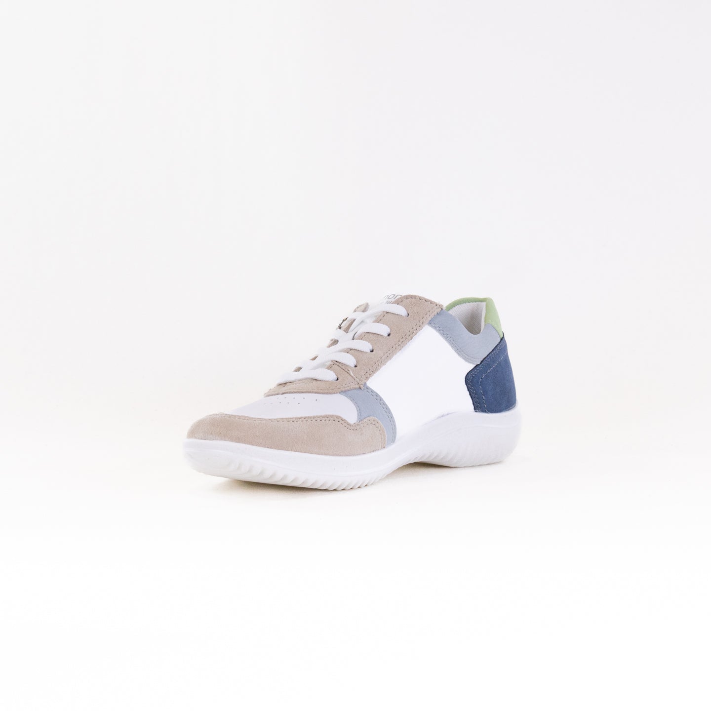 Stylish Women's Remonte Louann D1E06 Lace - Up Shoes in Iceberg, White, and Blue Color Scheme