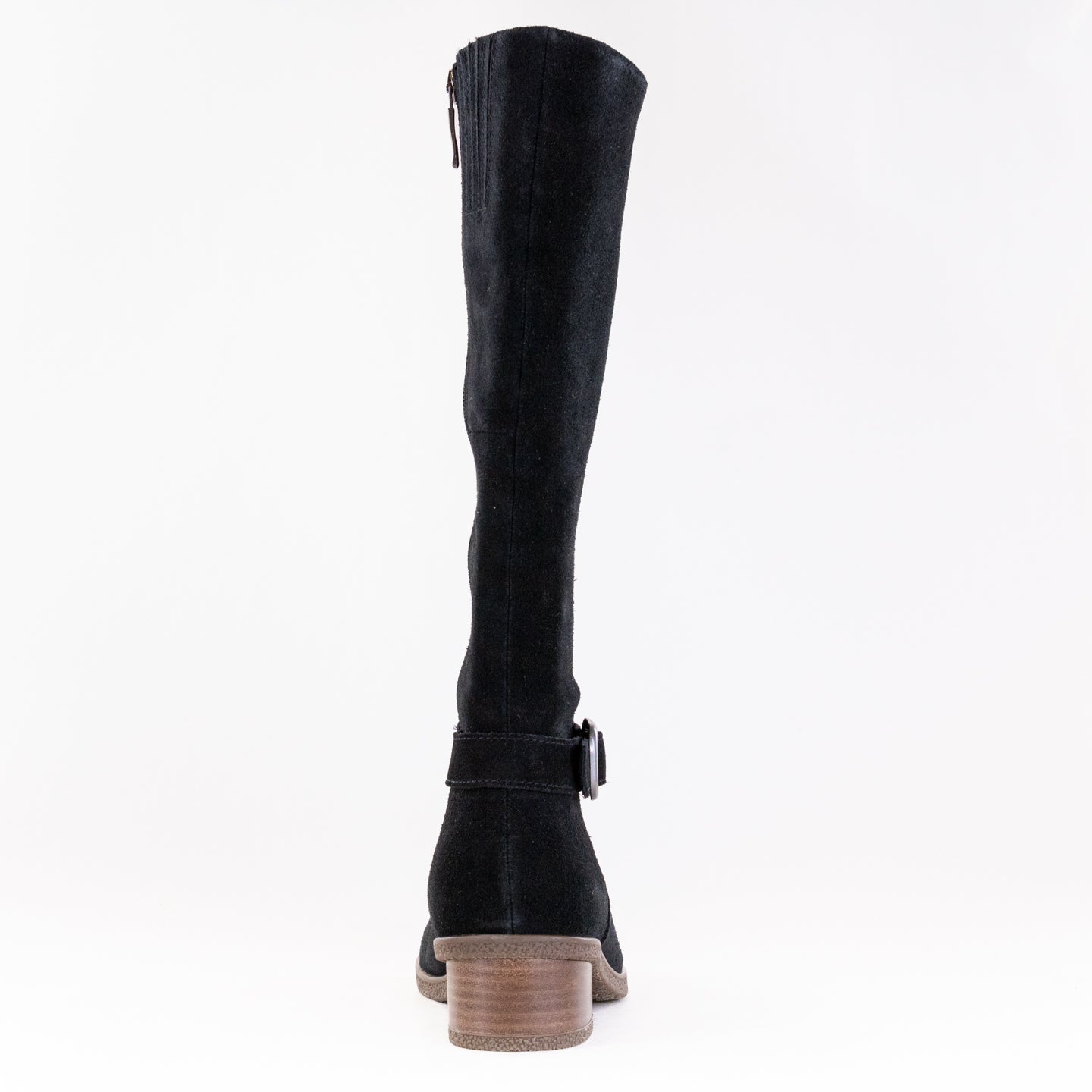 Dansko Women's Dalinda Waterproof Black Suede Tall Shaft Boots