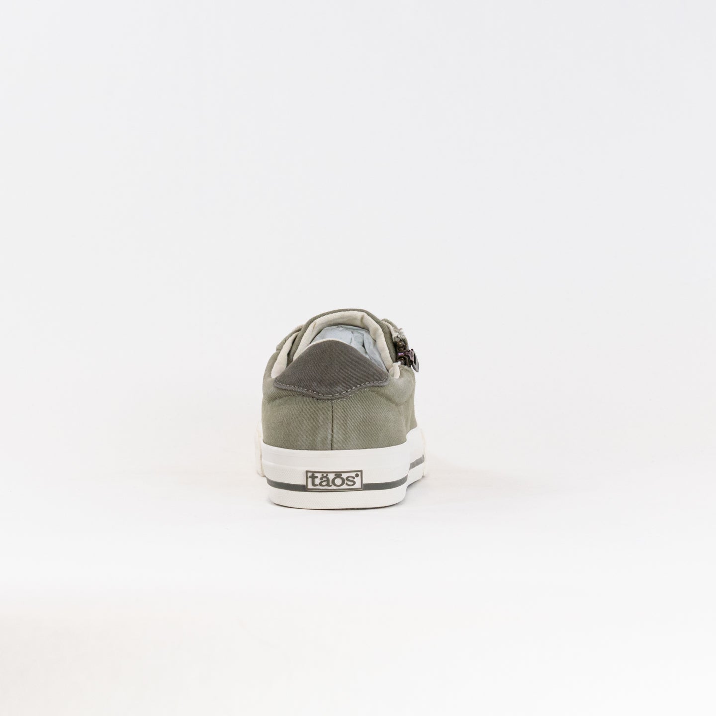 Stylish Women's Taos Z Soul Canvas Sneakers in Sage/Olive Distressed Design