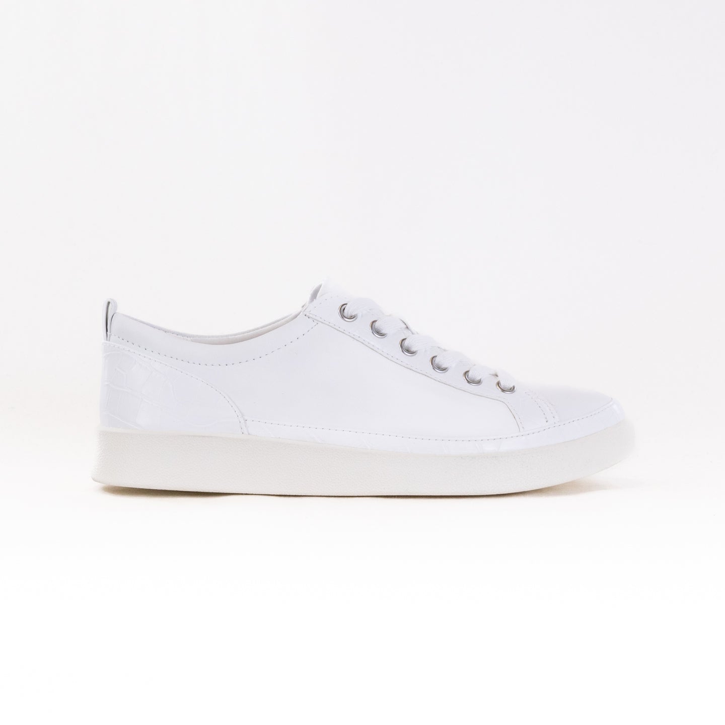 Vionic Women's Winny White Leather Casual Lace - Up Shoes