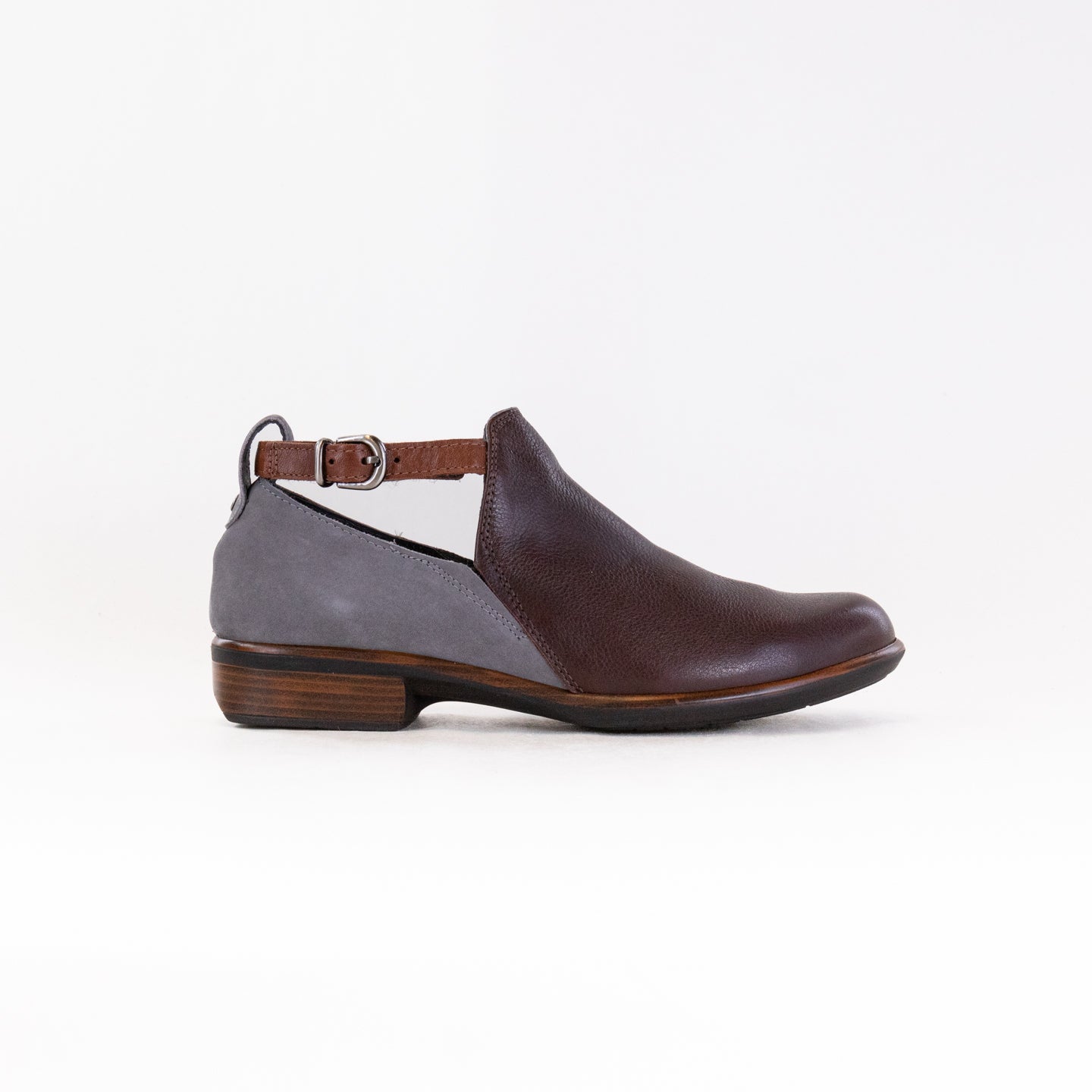 Naot Women's Kamsin Booties in Soft Brown, Grey Smoke, and Chestnut Colors