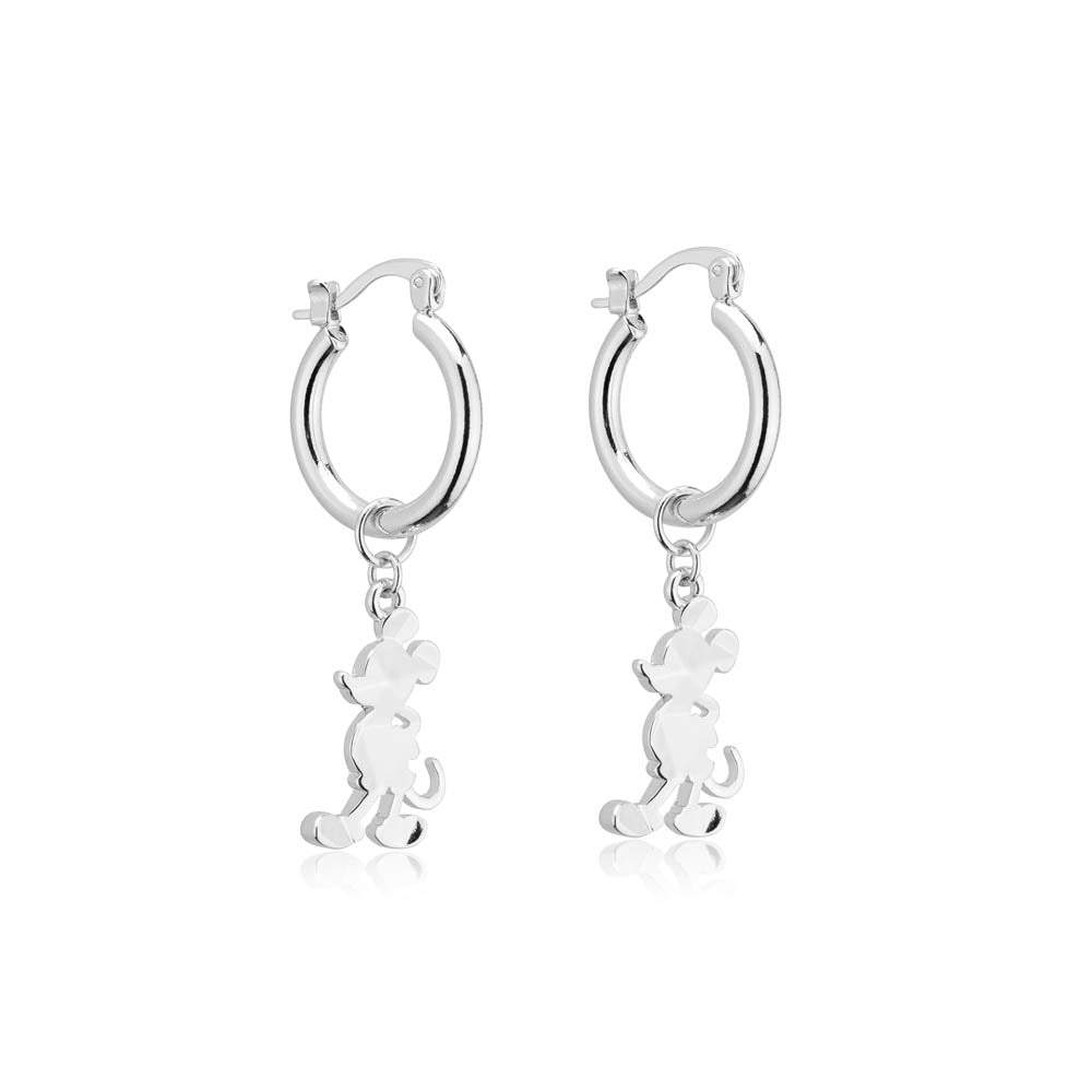 Disney-themed Mickey Mouse Inspired Gold-plated Hoop Earrings for Jewelry Lovers