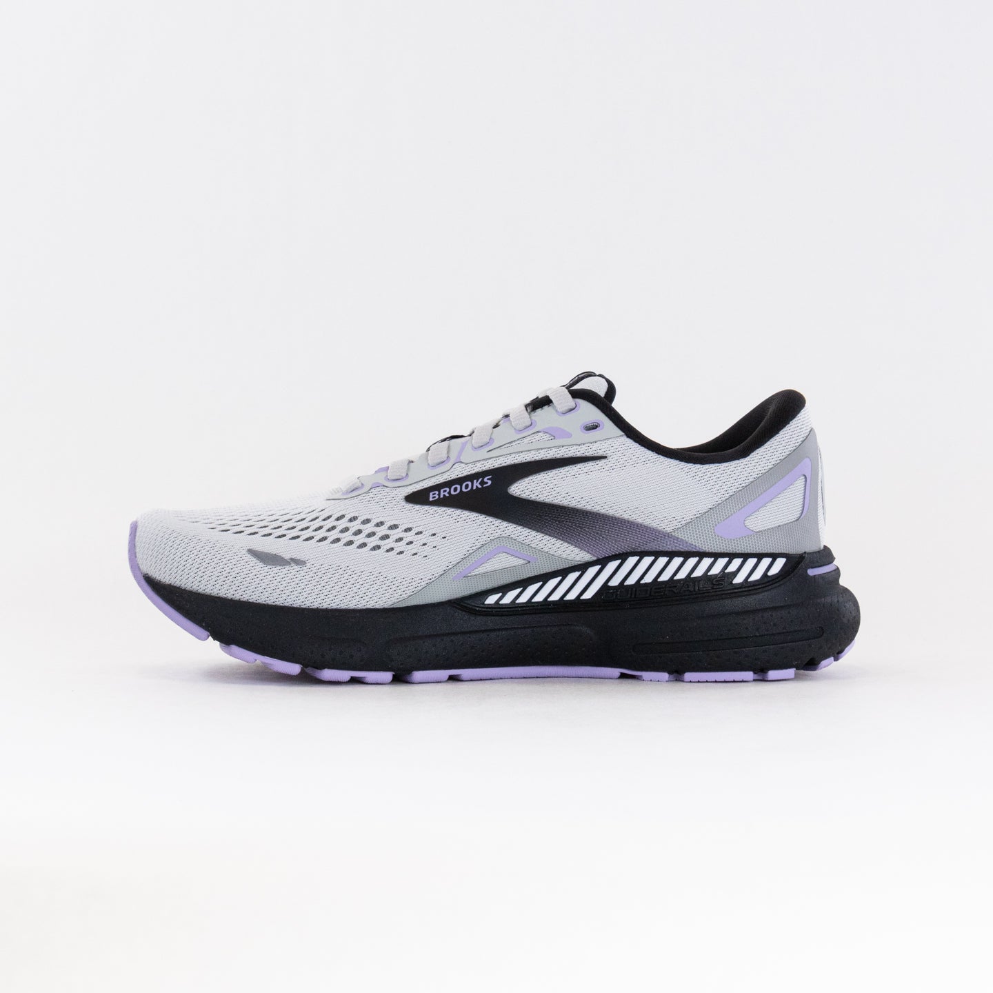 Women's Brooks Adrenaline GTS 23 Running Shoes in Grey, Black & Purple