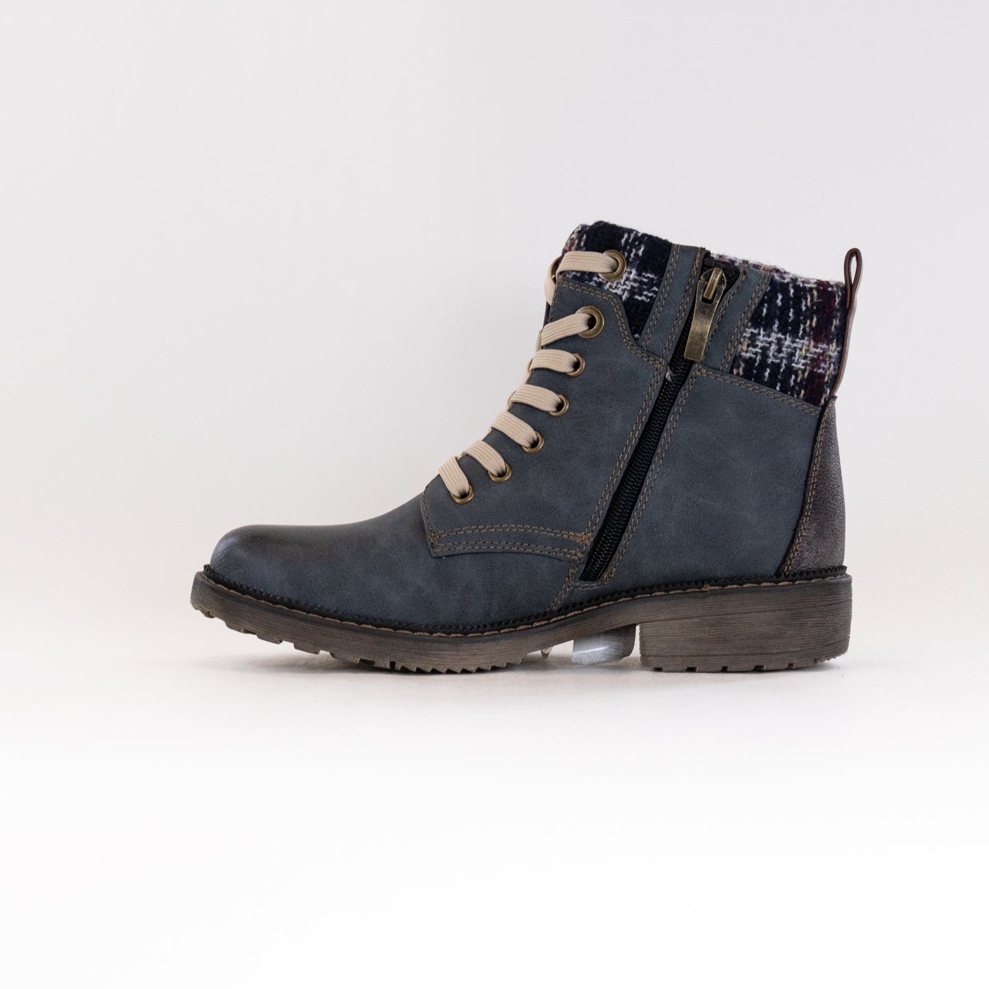 Women's Navy Spring Step Khazera Water-Resistant Booties