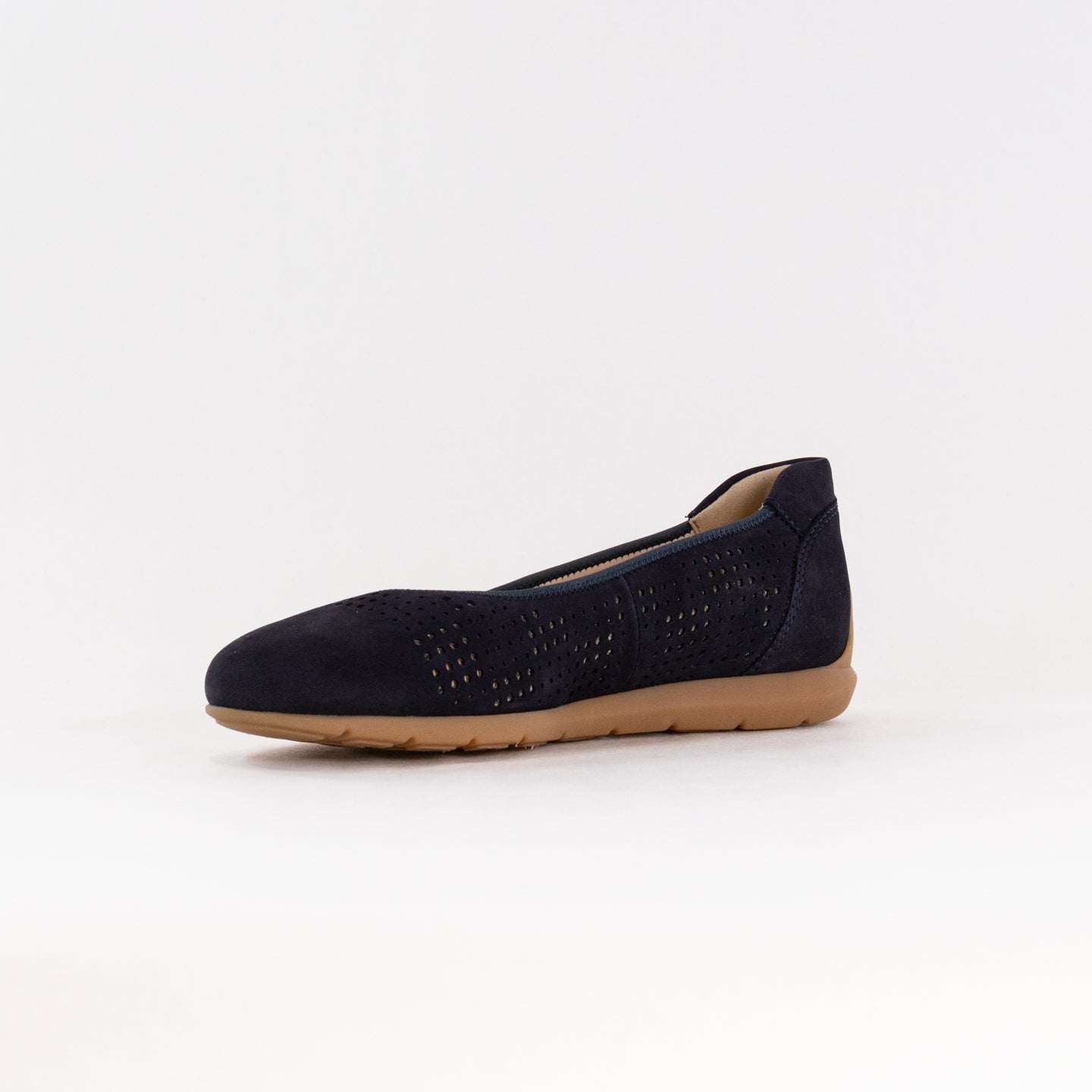 Navy Nubuck Women's Ara Sarah Performance Ballet Flats
