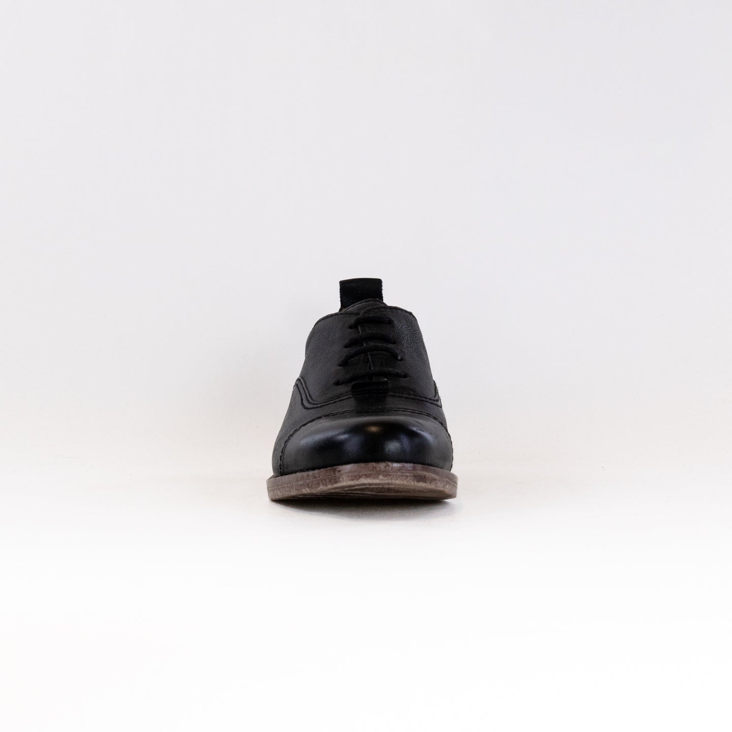 Josef Seibel Women's Sienna 85 Black Washed Leather Women's Fashionable Cap - Toe Brogue Shoes