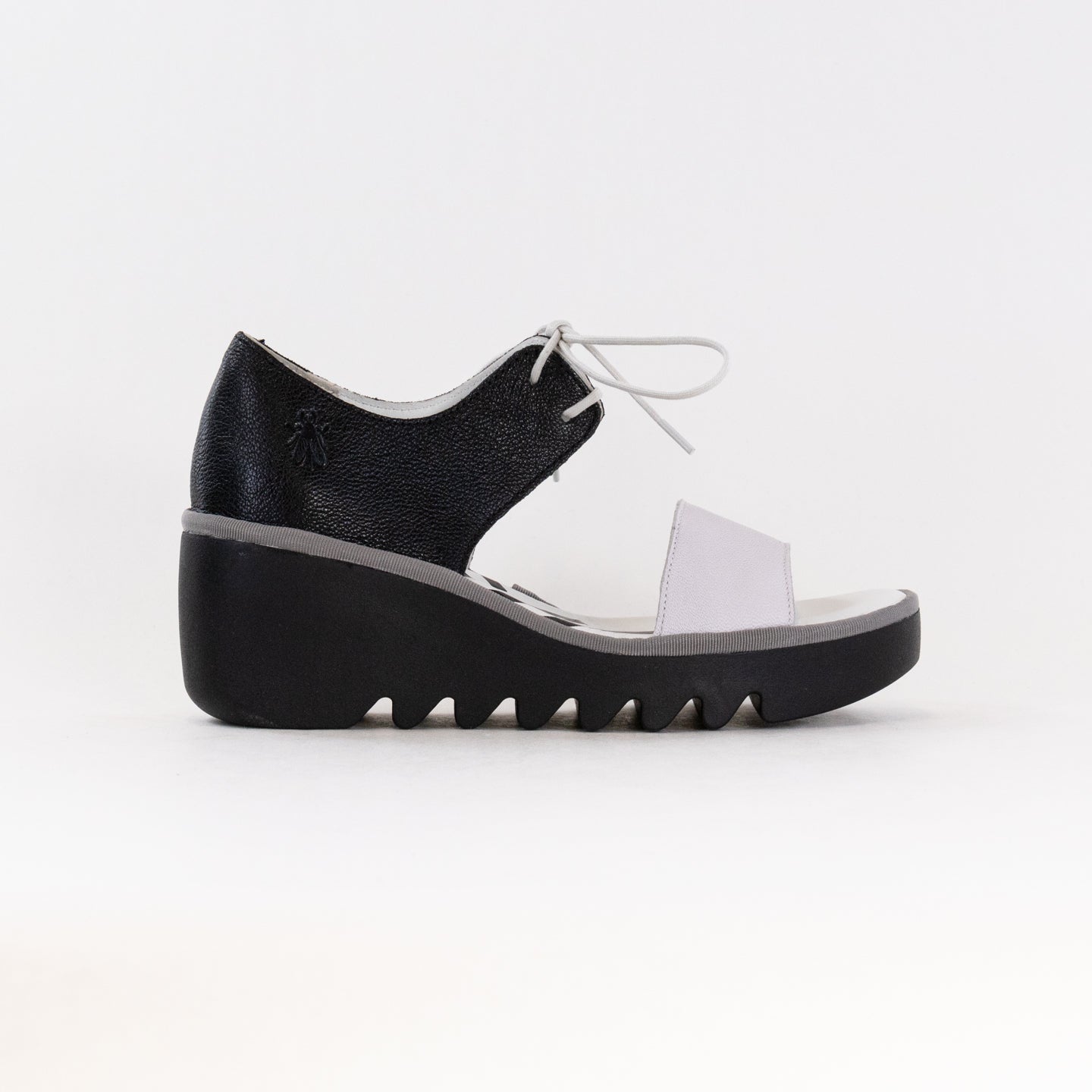 Women's FLY London Crossover BILU465FLY Sandals in Elegant White and Classic Black