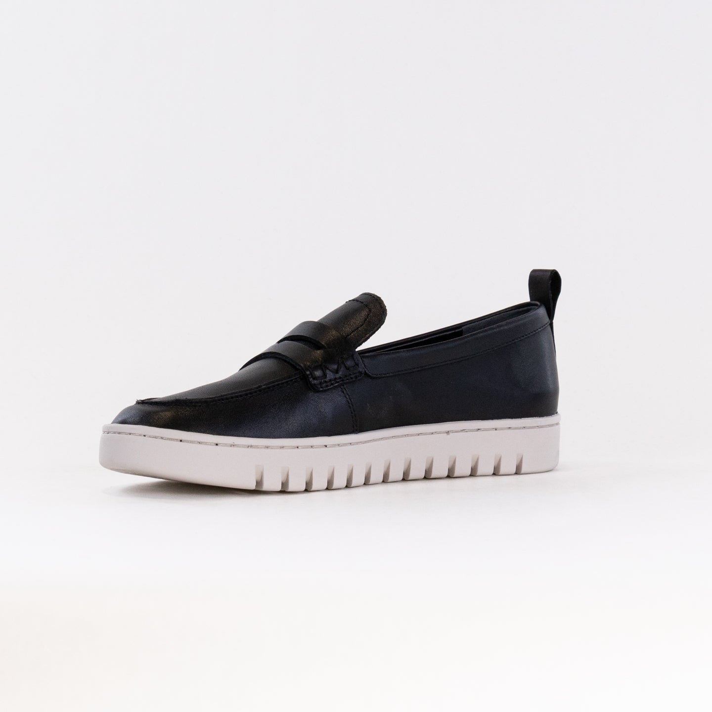 Vionic Women's Black Leather Uptown Loafers - Packable and Comfortable Footwear