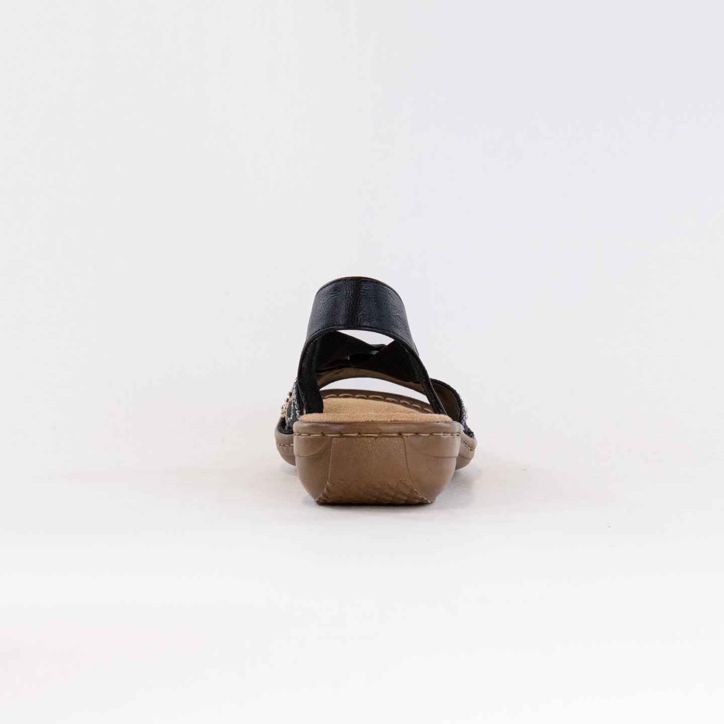 Women's Rieker Regina Black Fashionable Sling-Back Sandal